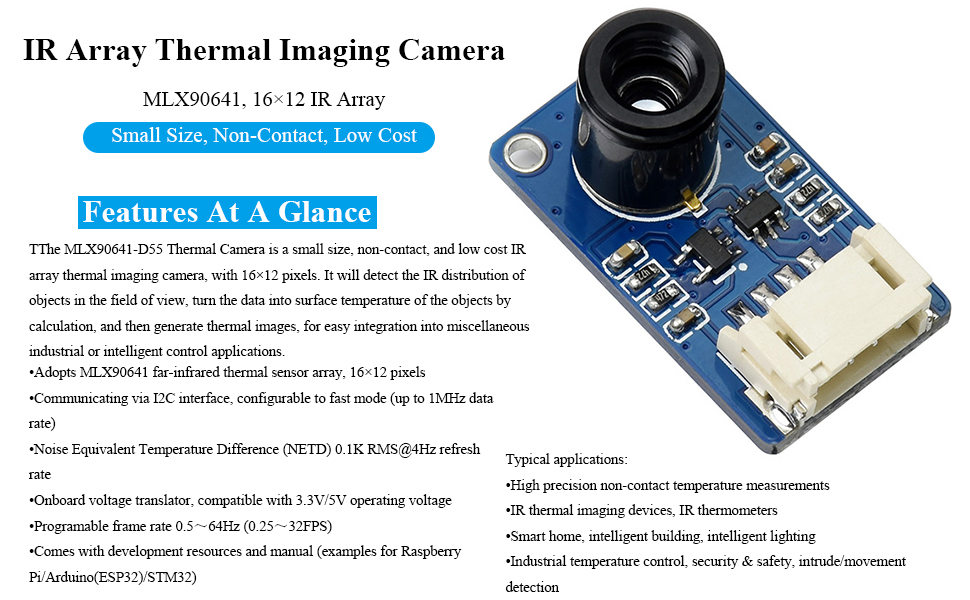 MLX90641-D55 Thermal Camera