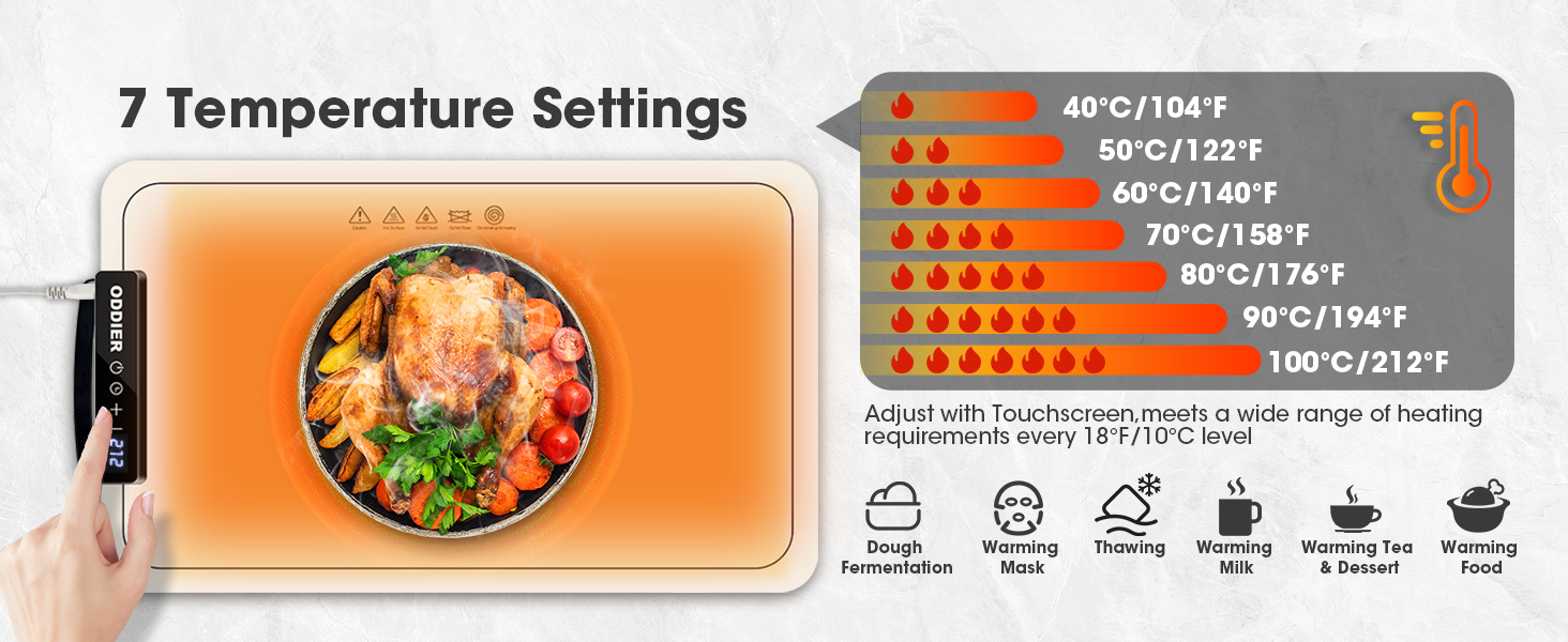 tempmaster adjustable warming tray