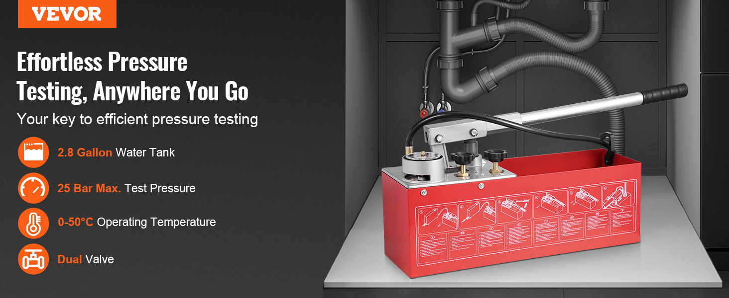 hydrostatic pressure test pump
