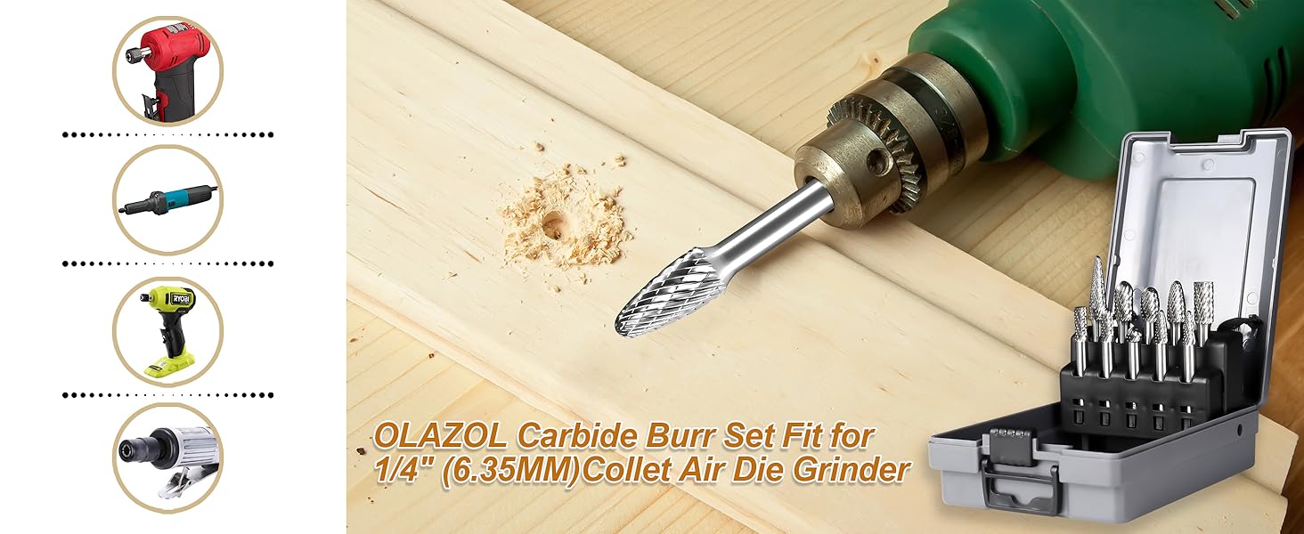 welding accessories die grinder die grinder bits carbide burr set die grinder accessories