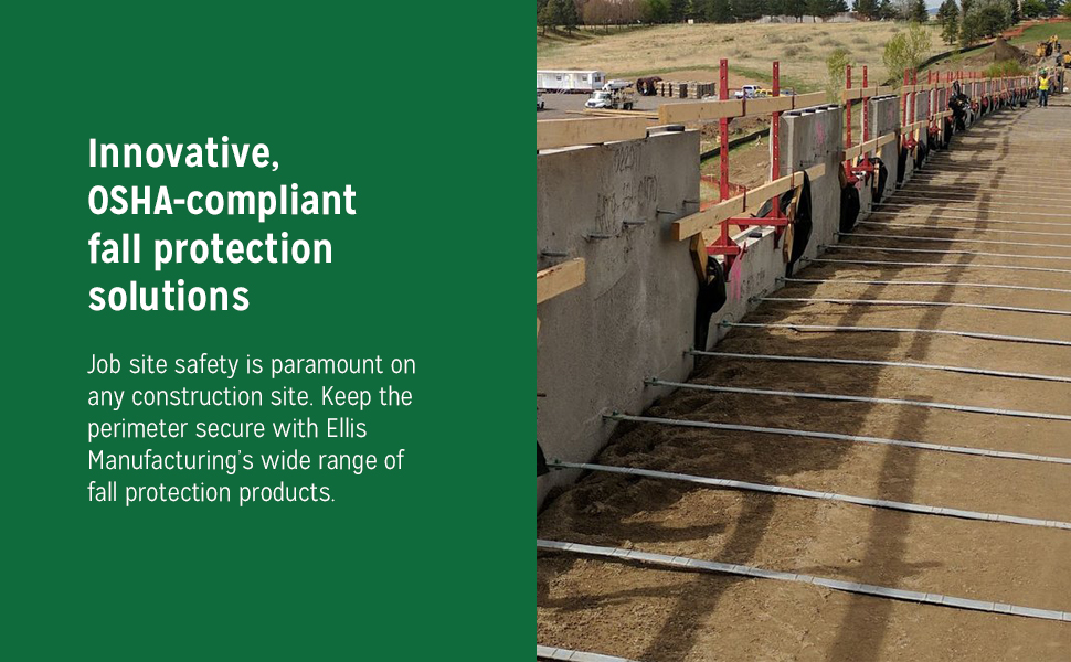 Ellis Manufacturing, innovative, OSHA-compliant fall protection solutions