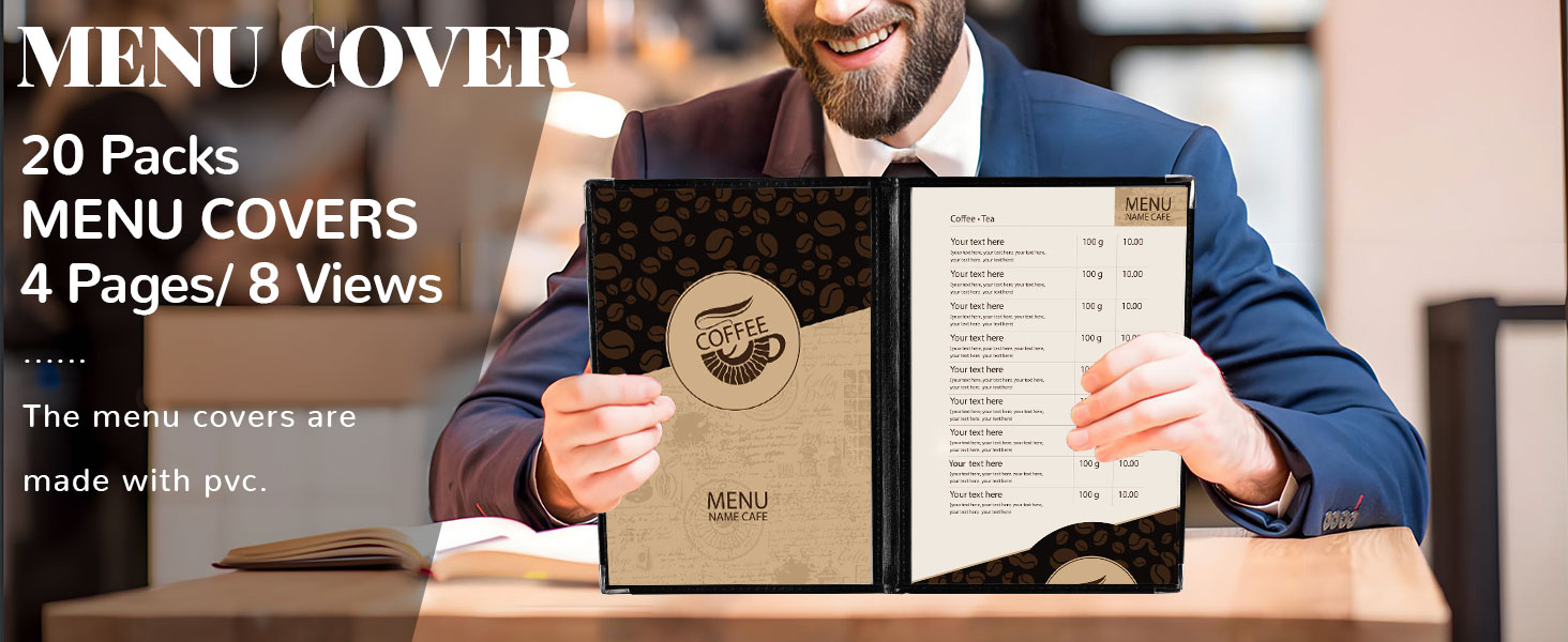 menu covers
