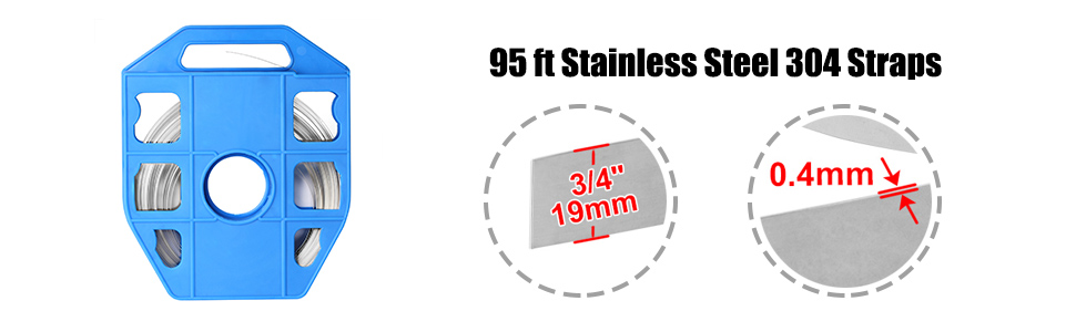 Stainless steel straps
