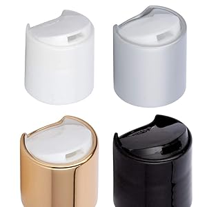 Disc Caps With Boston Round bottles