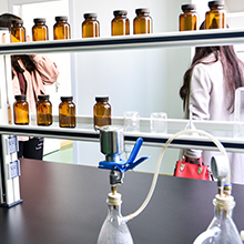 amber glass bottle wide mouth