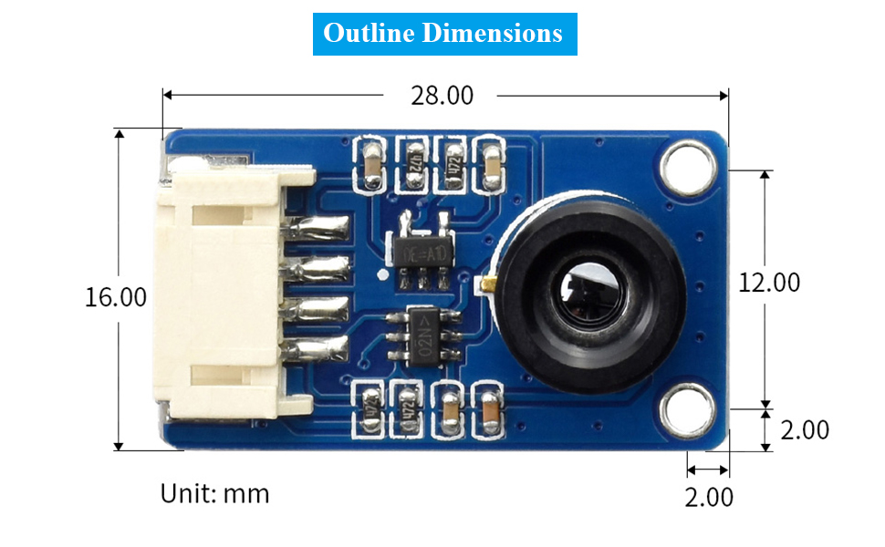 MLX90641-D55 Thermal Camera