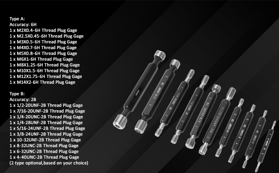 Metric Thread Plug Gage