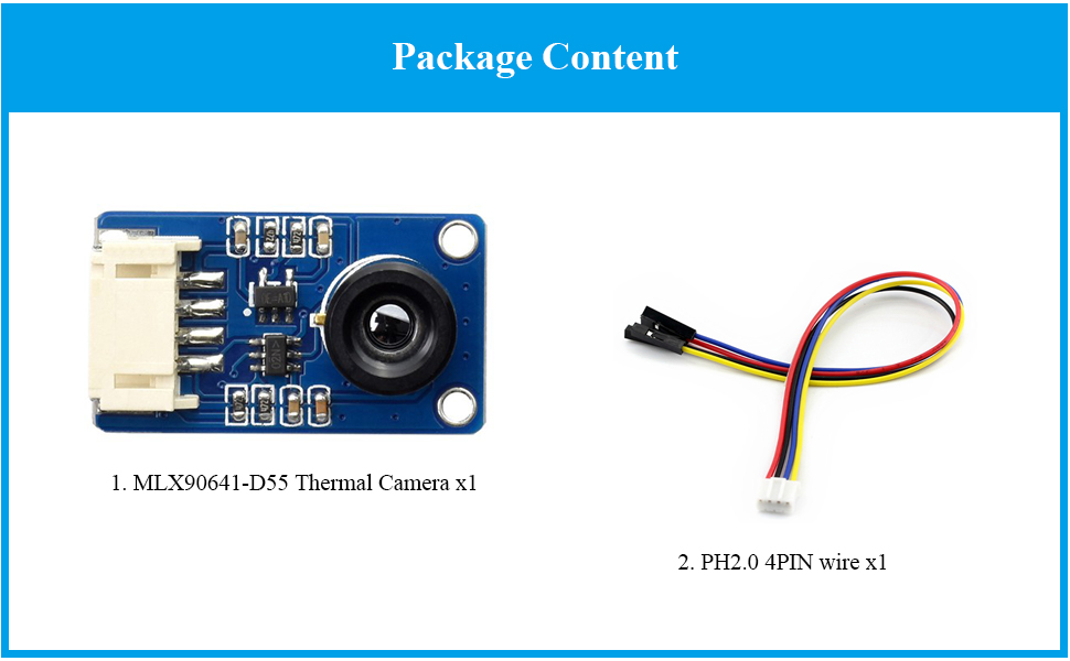 MLX90641-D55 Thermal Camera