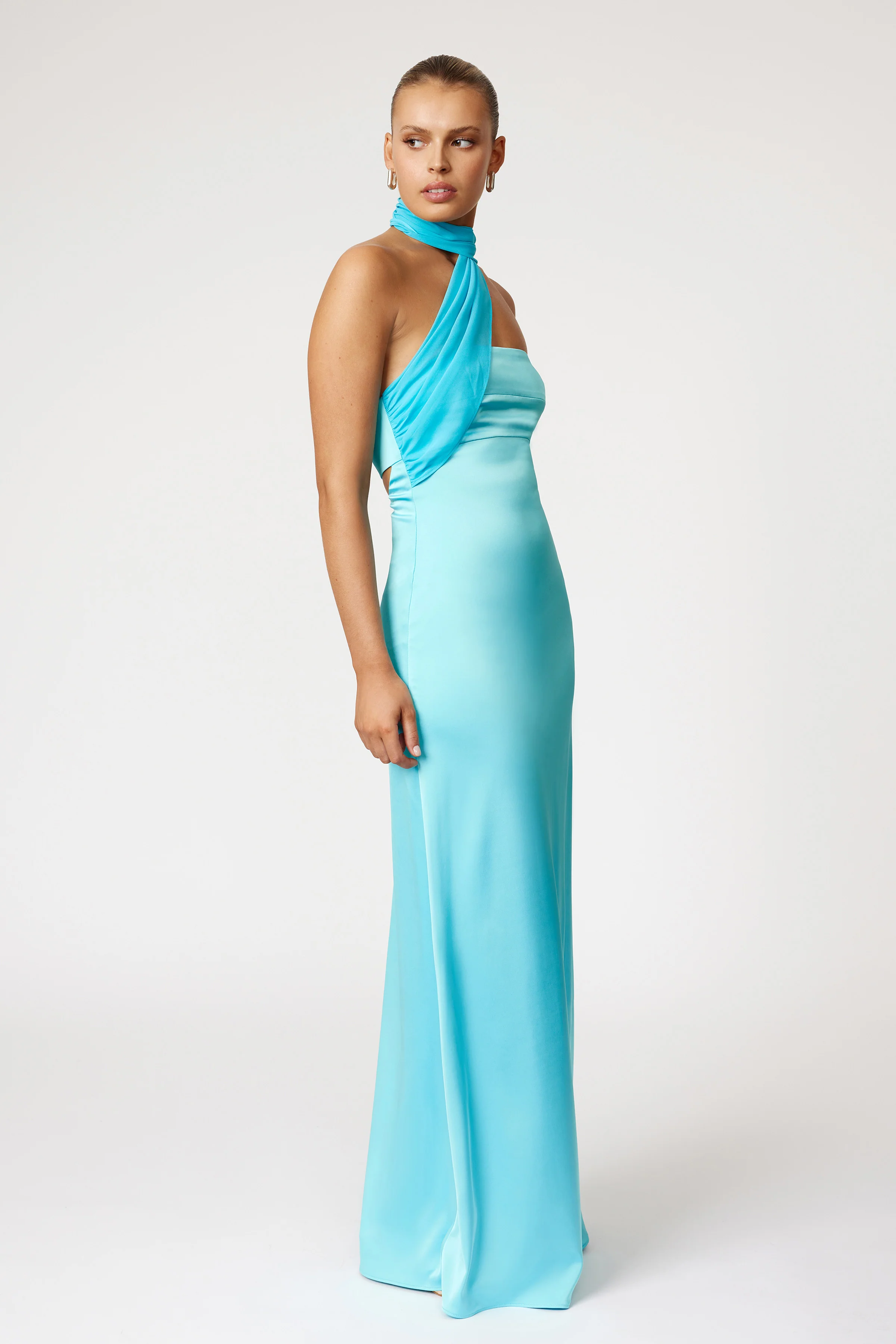 Hali Dress - Lagoon Blue - Poueer