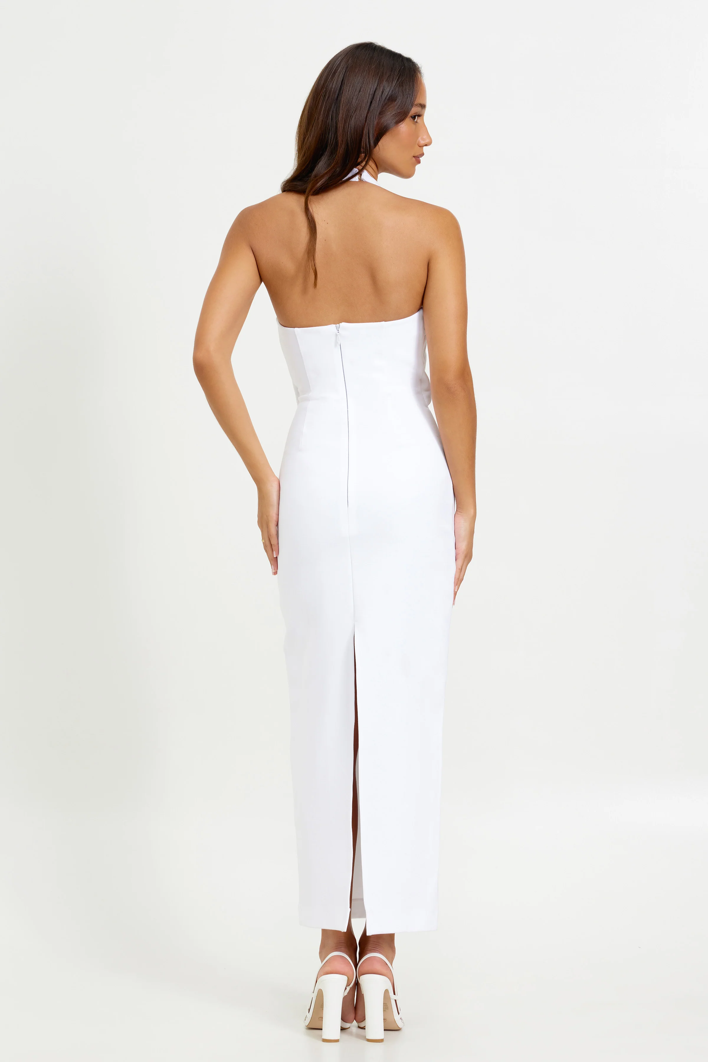 Pirro Dress - White - Poueer