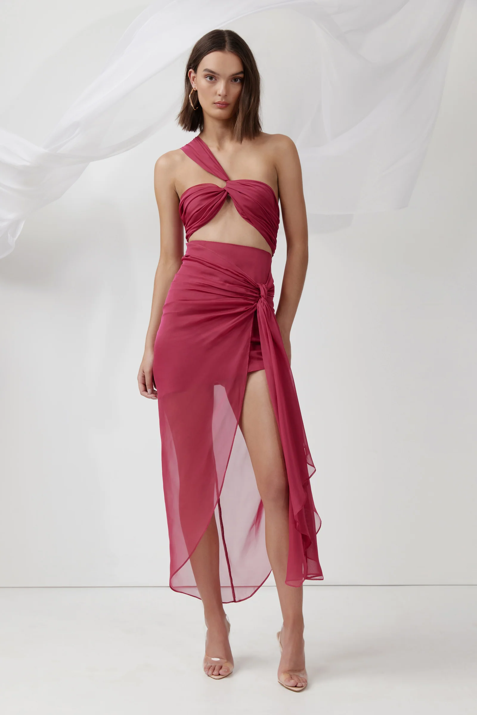 Lotus Dress - Raspberry - Poueer