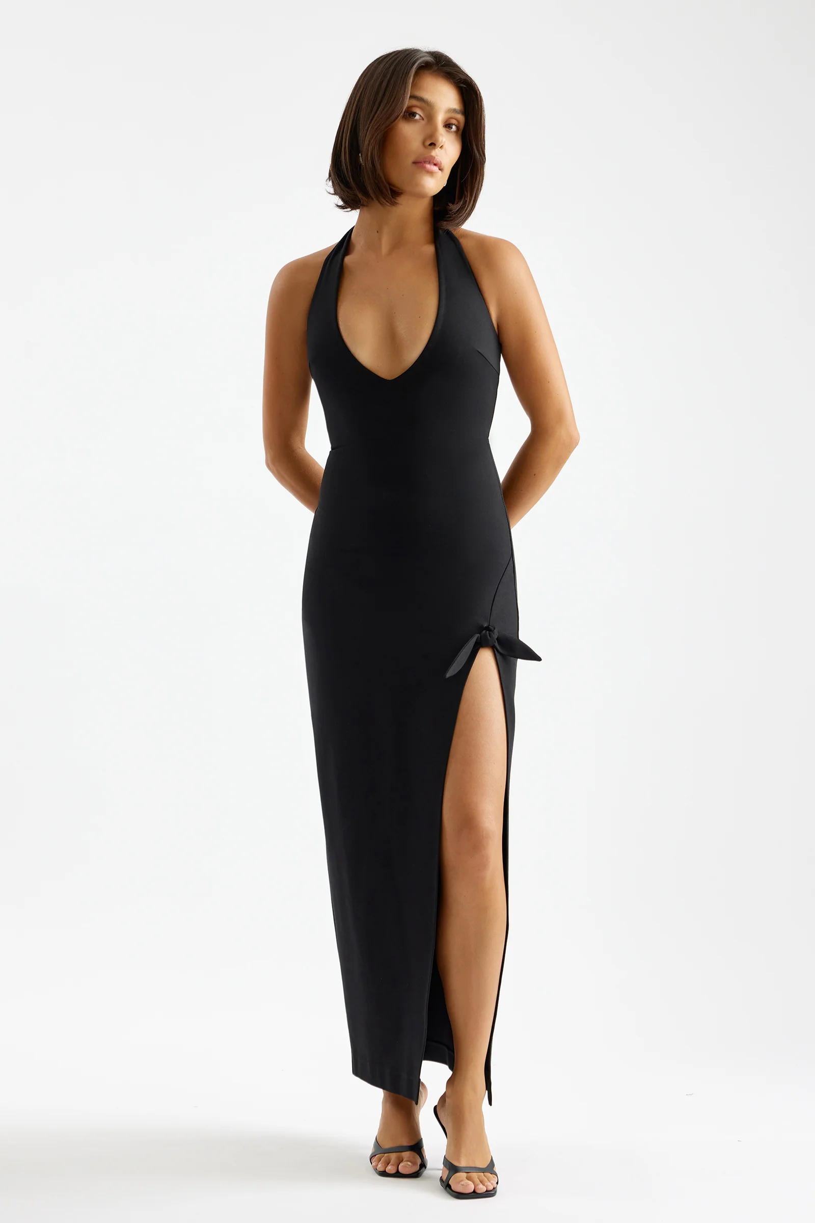 Evana Dress - Black - Poueer