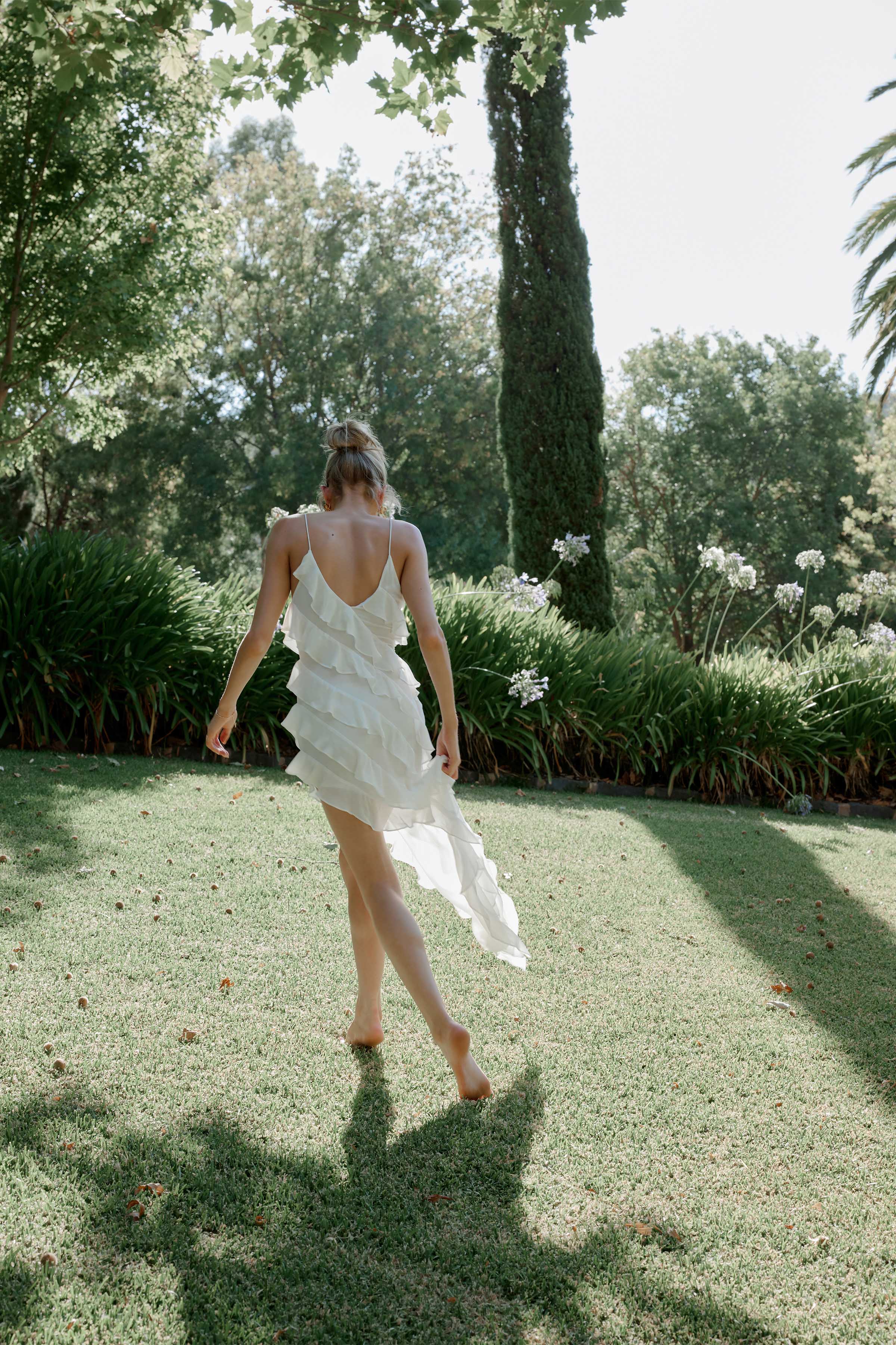 Etienne Dress - White - Poueer