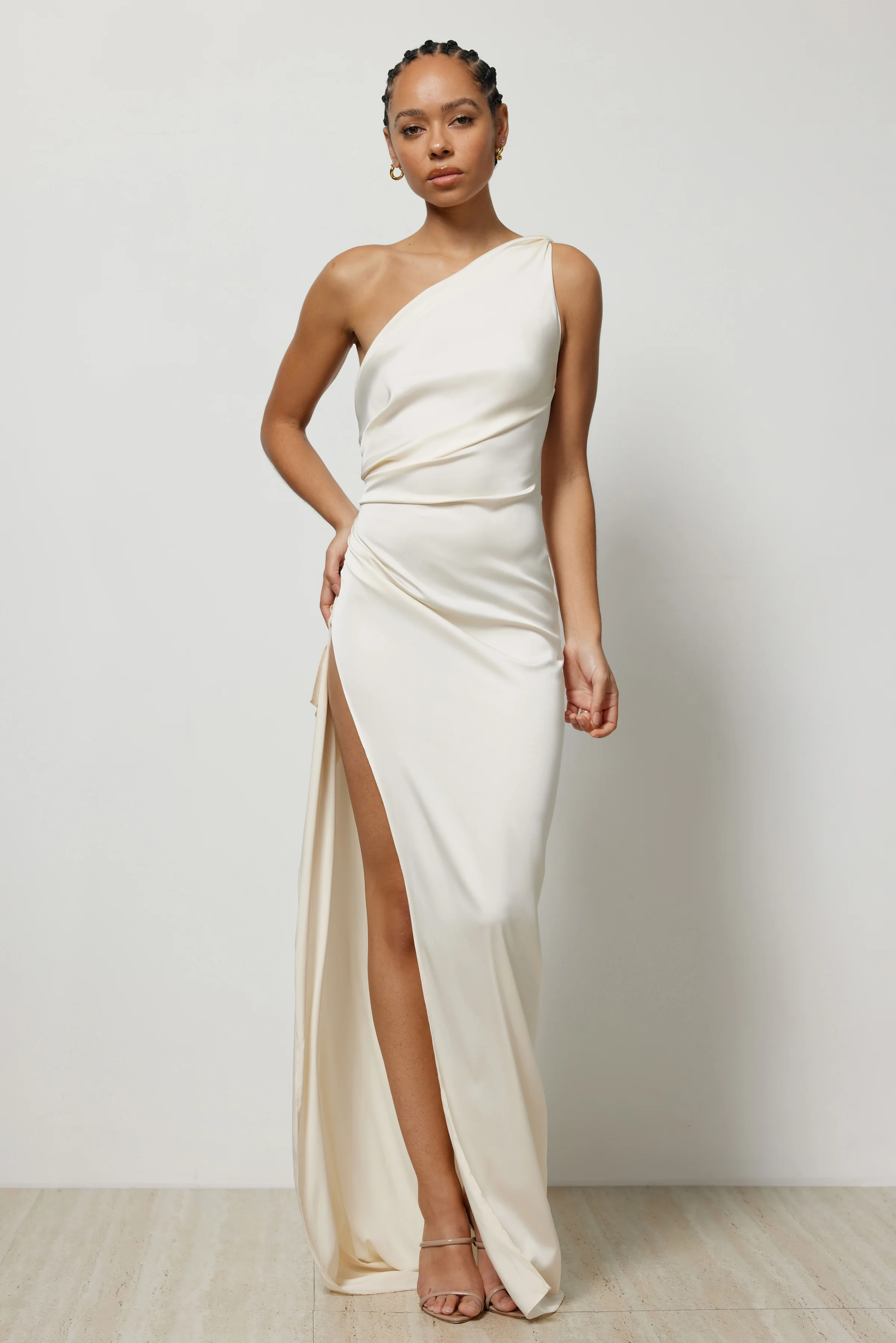 Samira Dress - Cream - Poueer