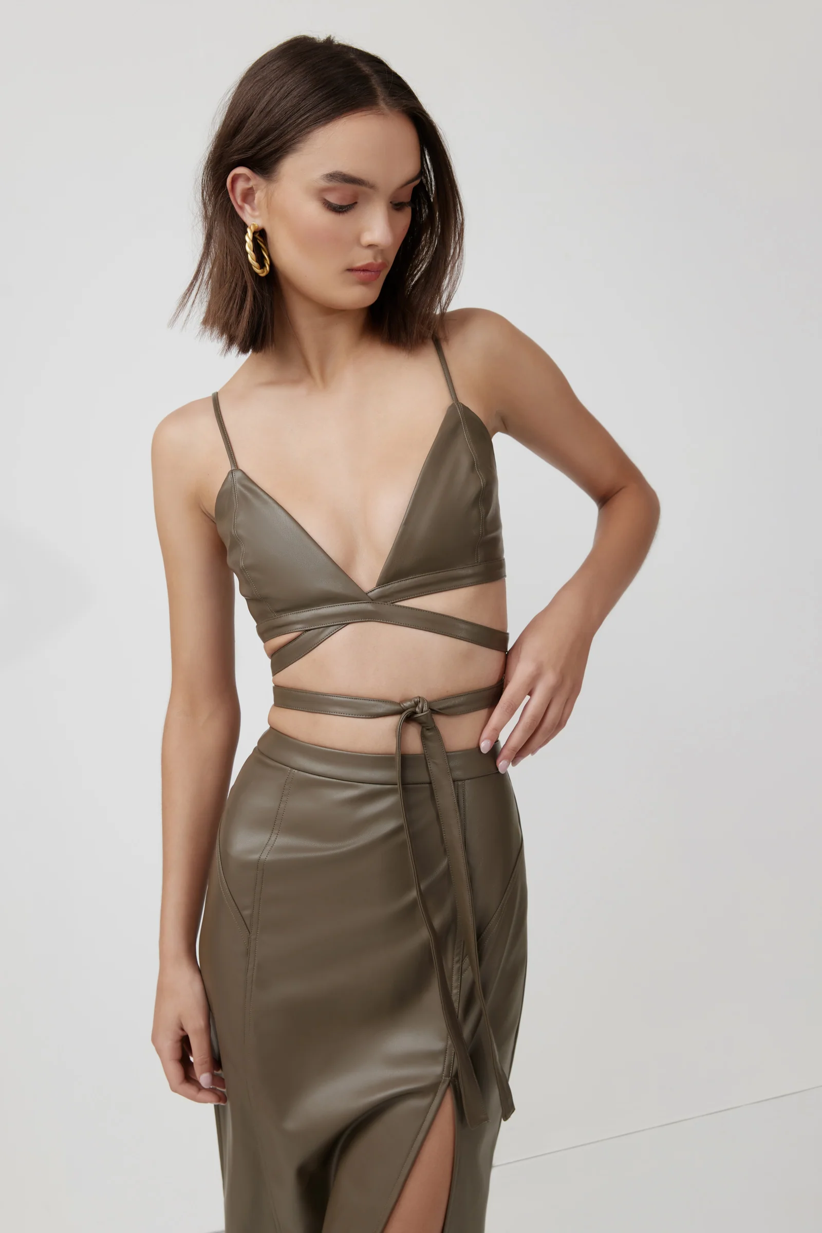 Fern Bodice - Deep Olive - Poueer