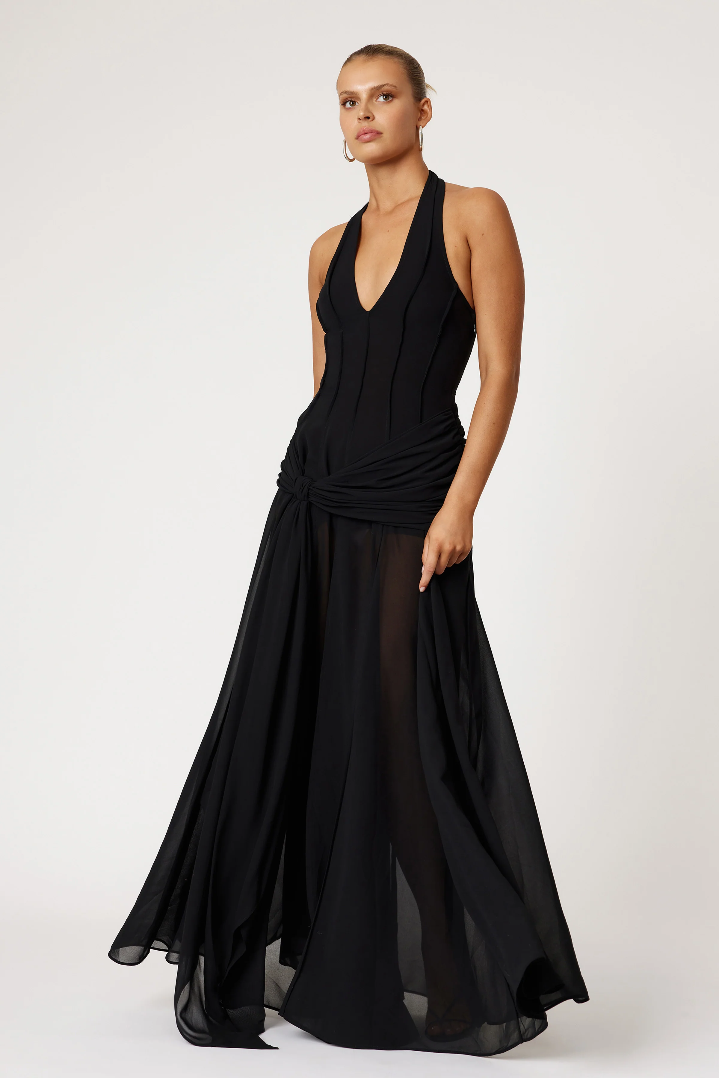 Rheanna Dress - Black - Poueer