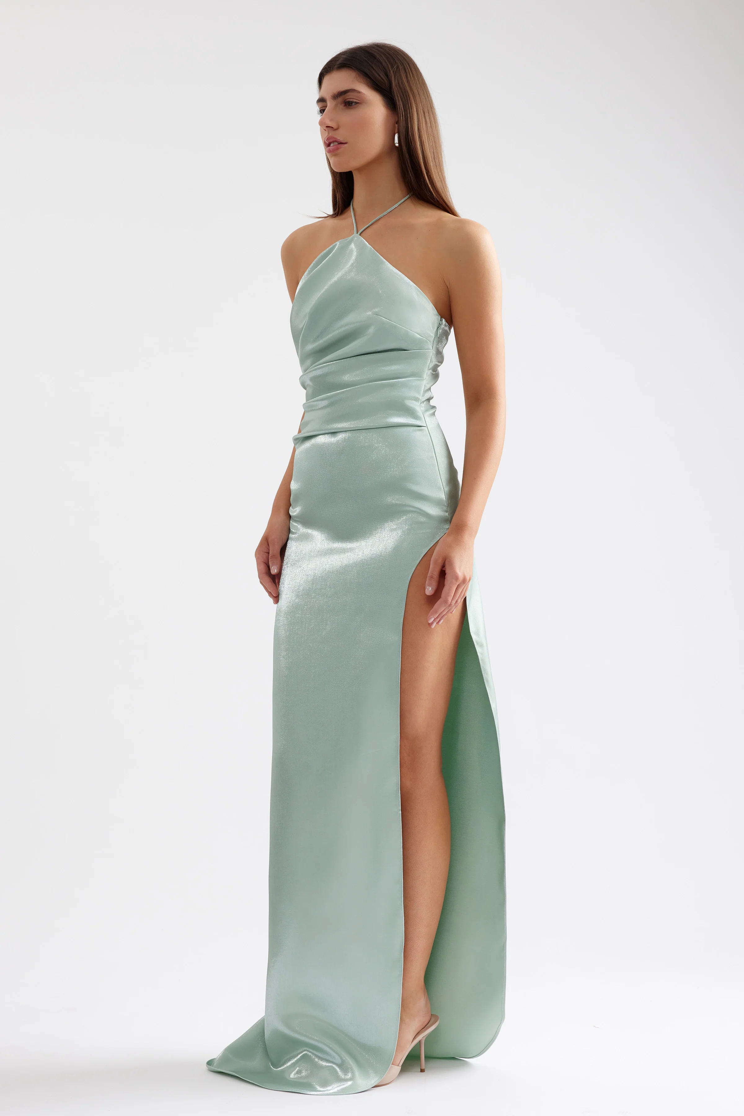 Vera Dress - Pistachio - Poueer