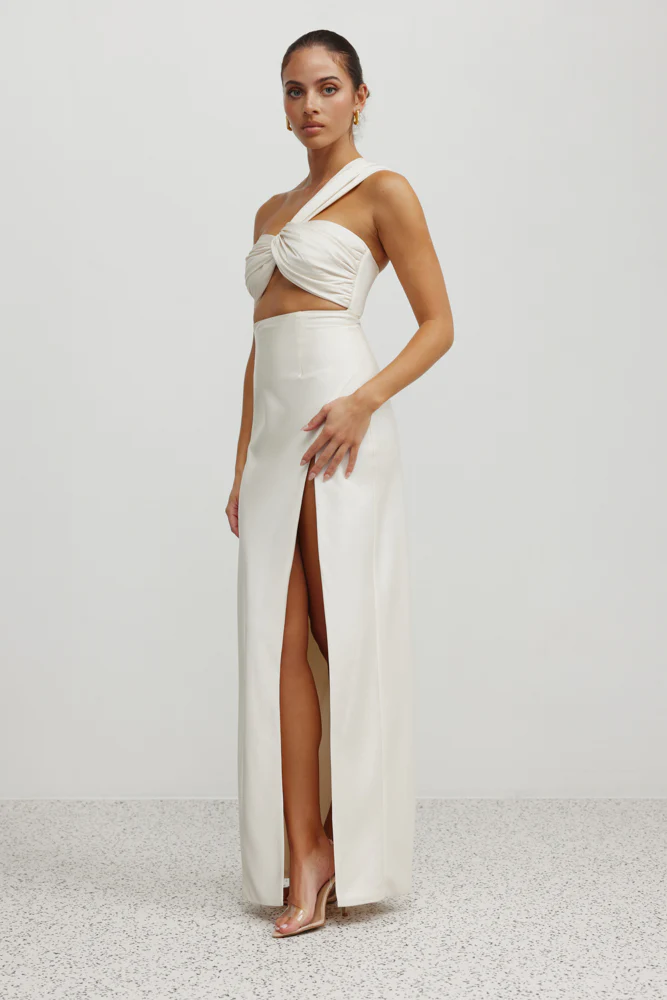 Josefina Dress - Oyster - Poueer