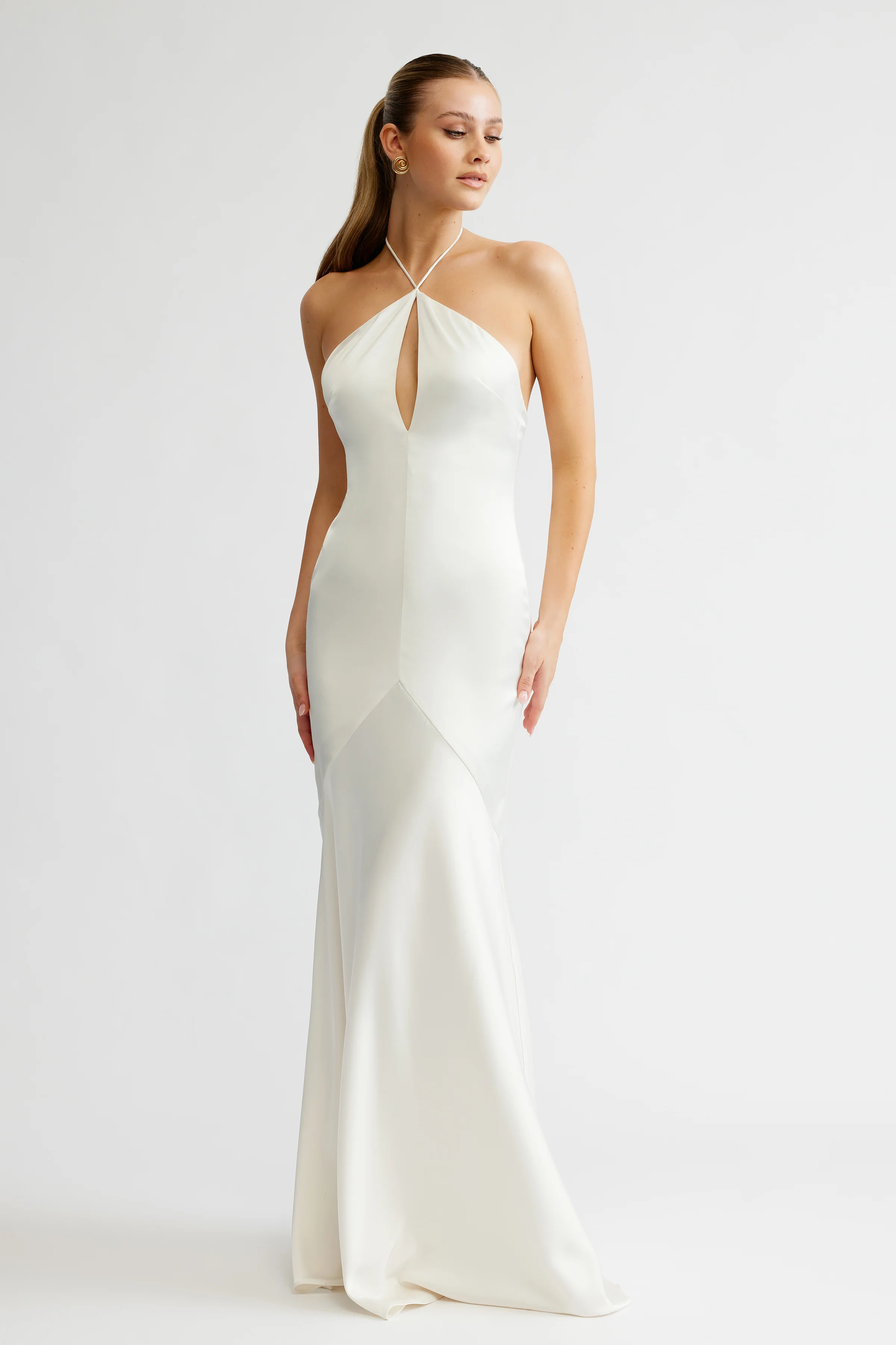 Maia Dress - Oyster - Poueer