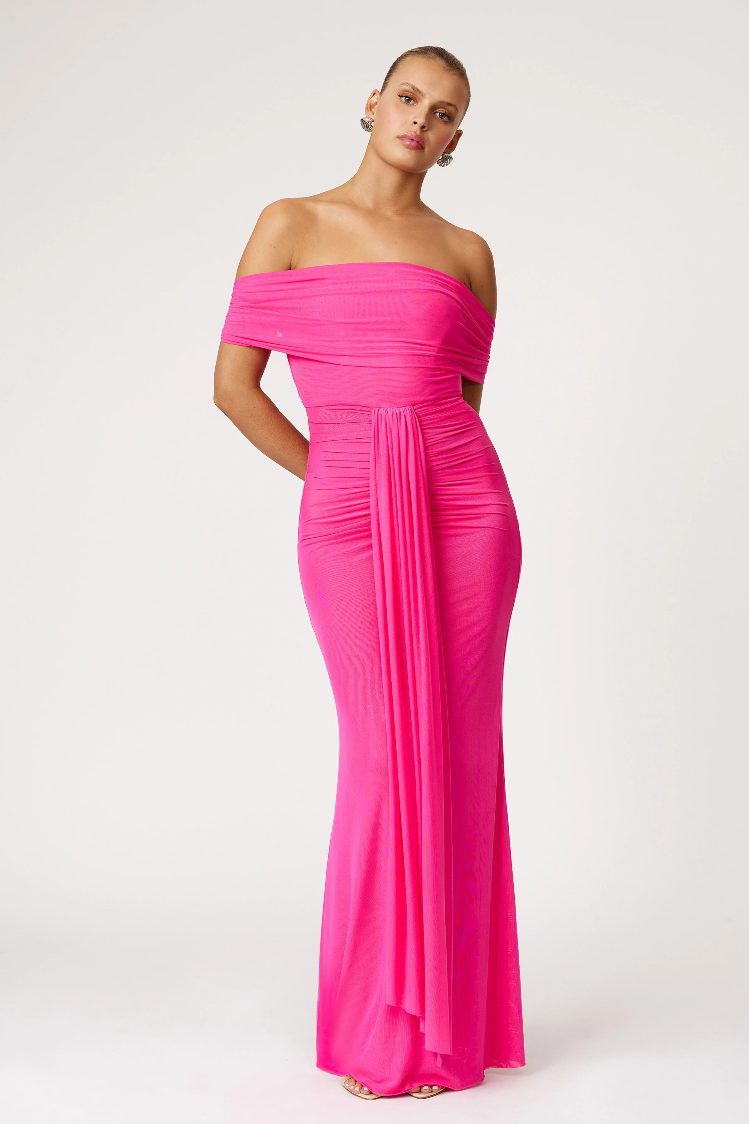 Jora Dress - Raspberry - Poueer