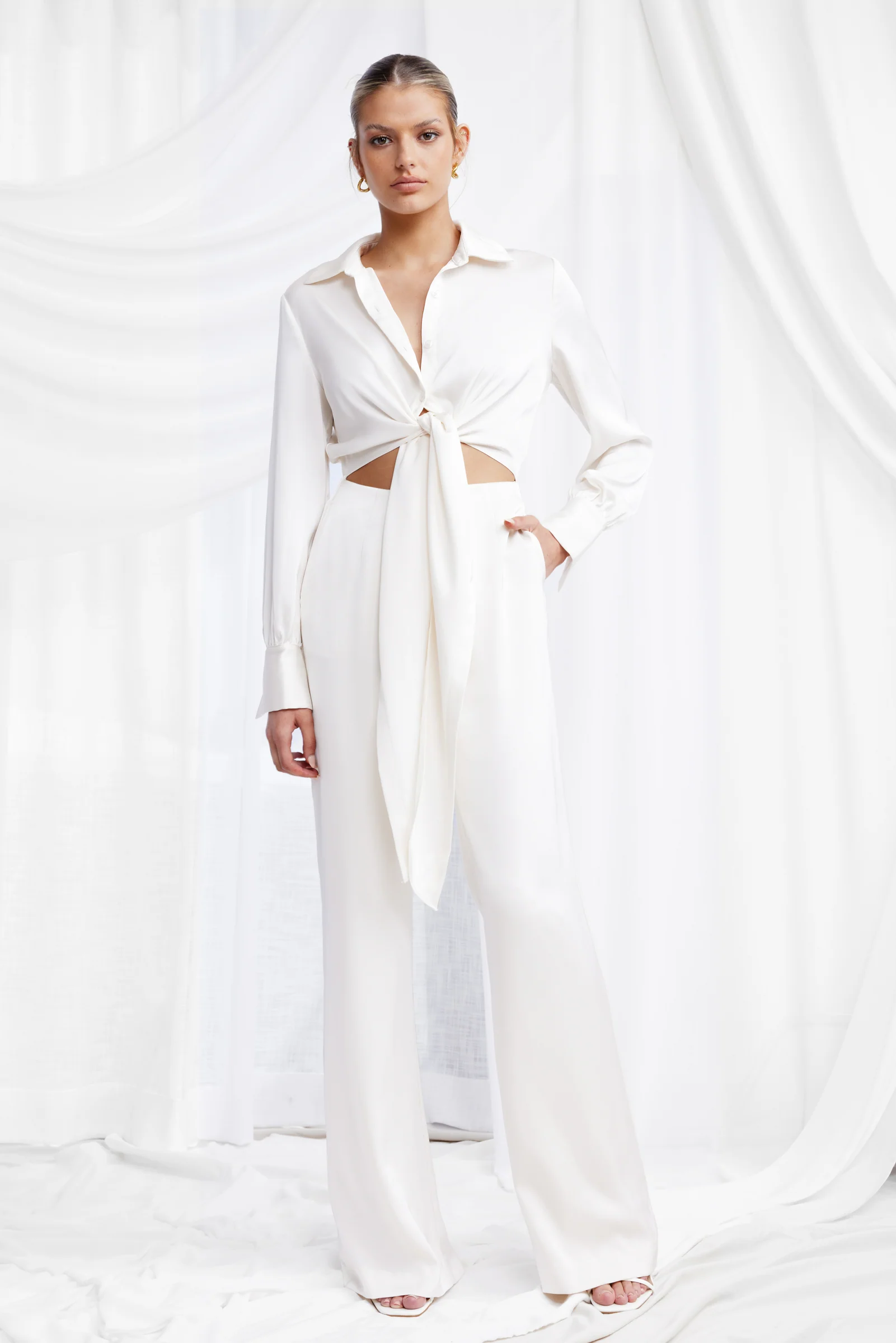 Elias  Jumpsuit - Oyster - Poueer