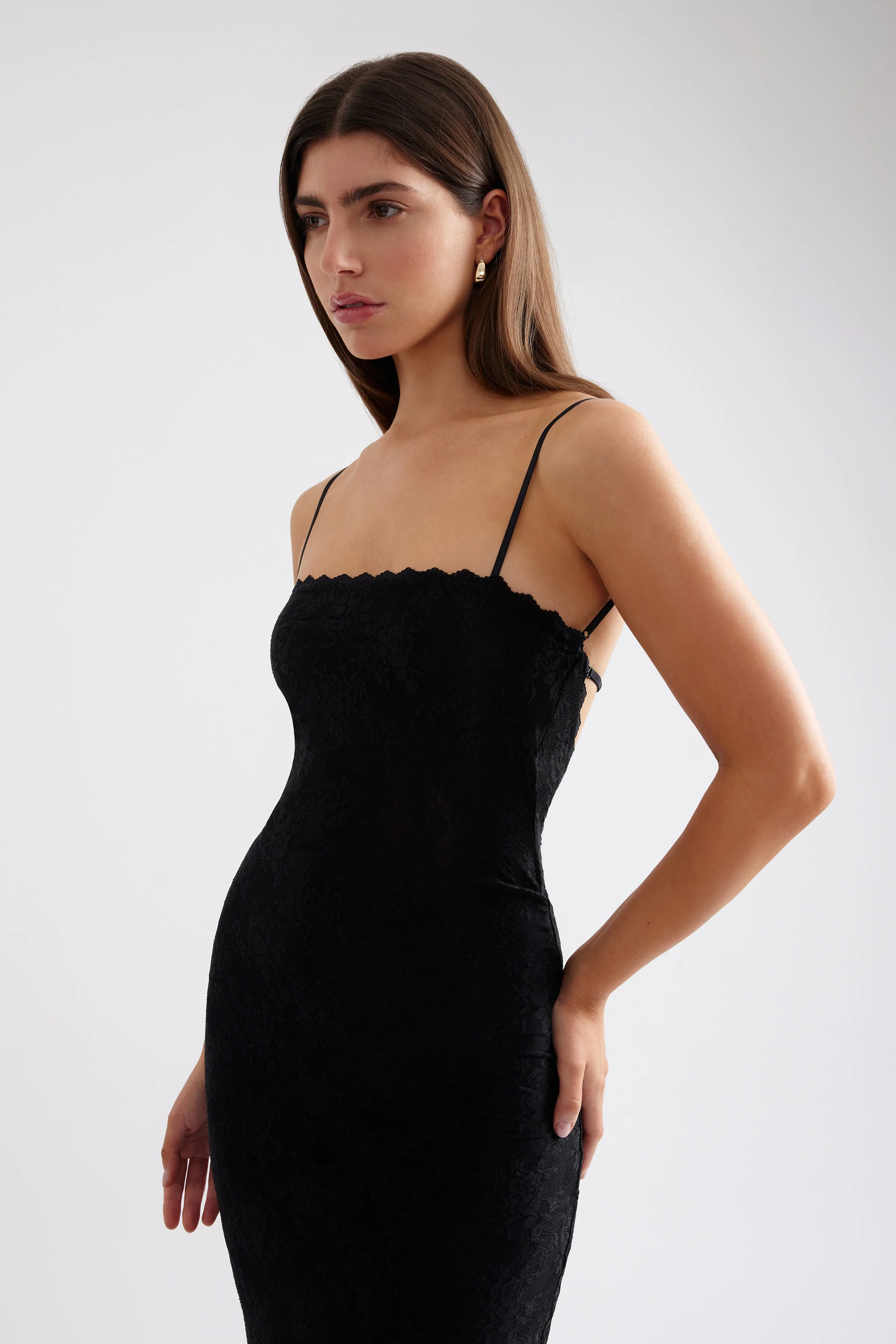 Liza Dress - Black - Poueer