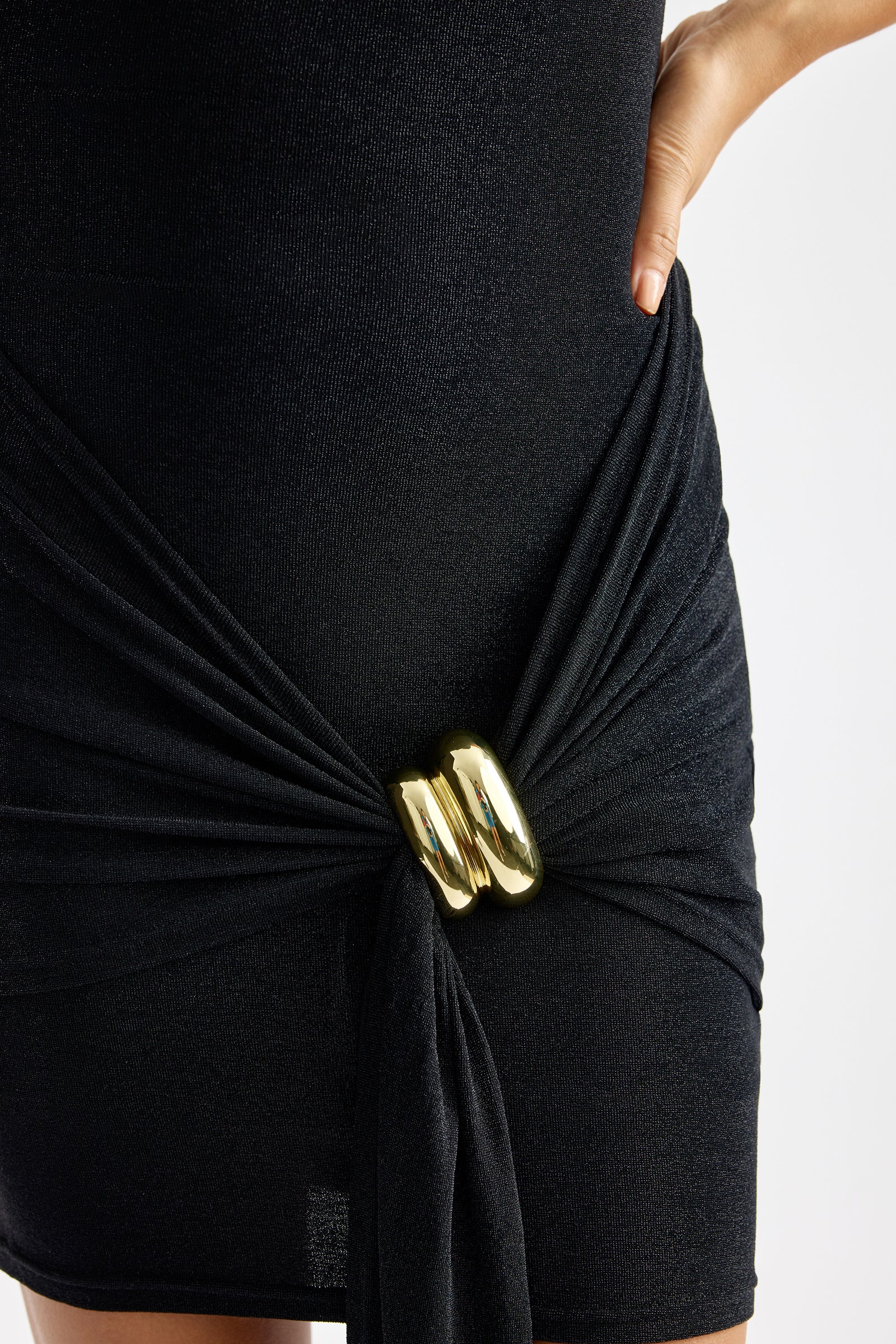 Malia Dress - Black - Poueer