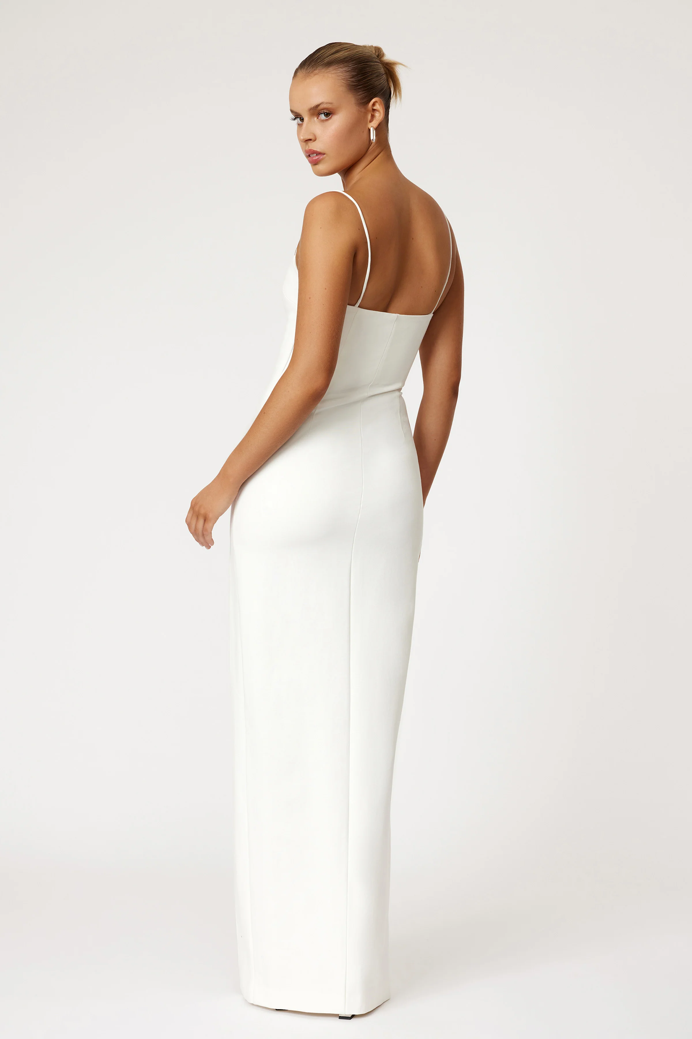 Mara Dress - White - Poueer