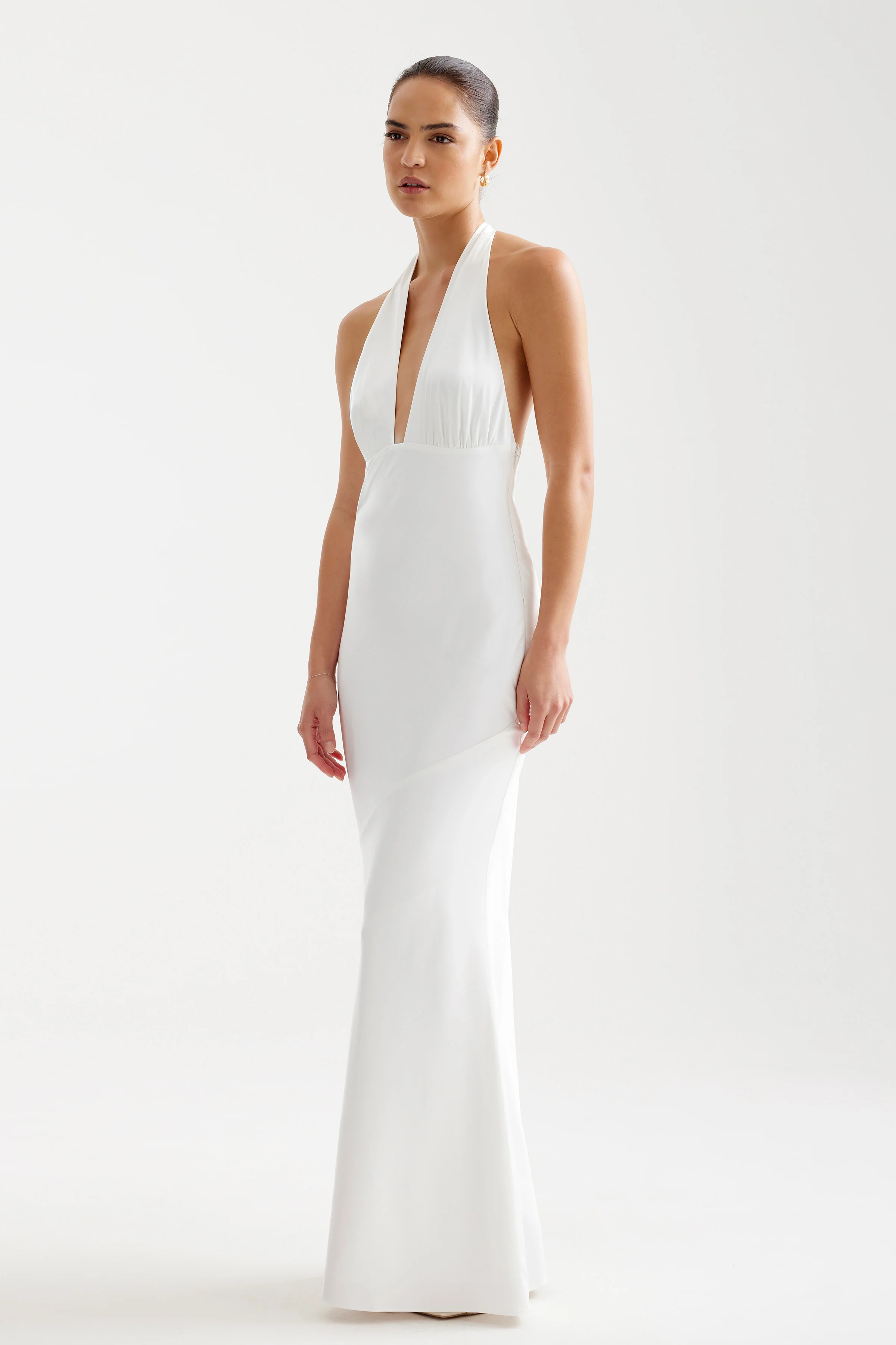 Novia Dress - White - Poueer