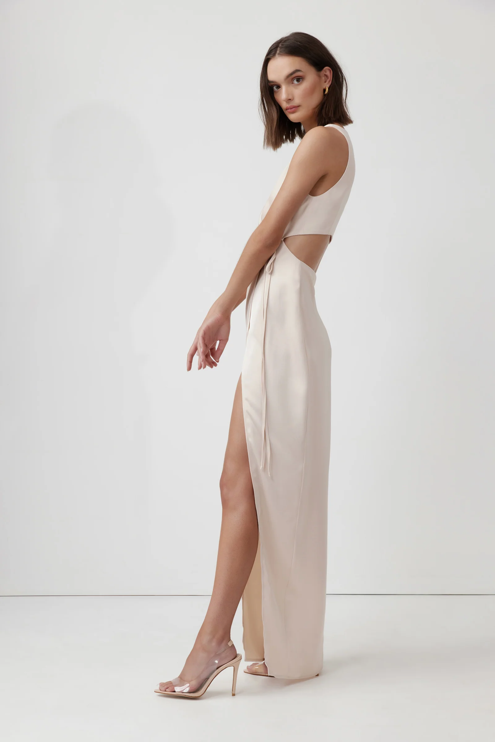 Marigold Dress - Pale Blush - Poueer