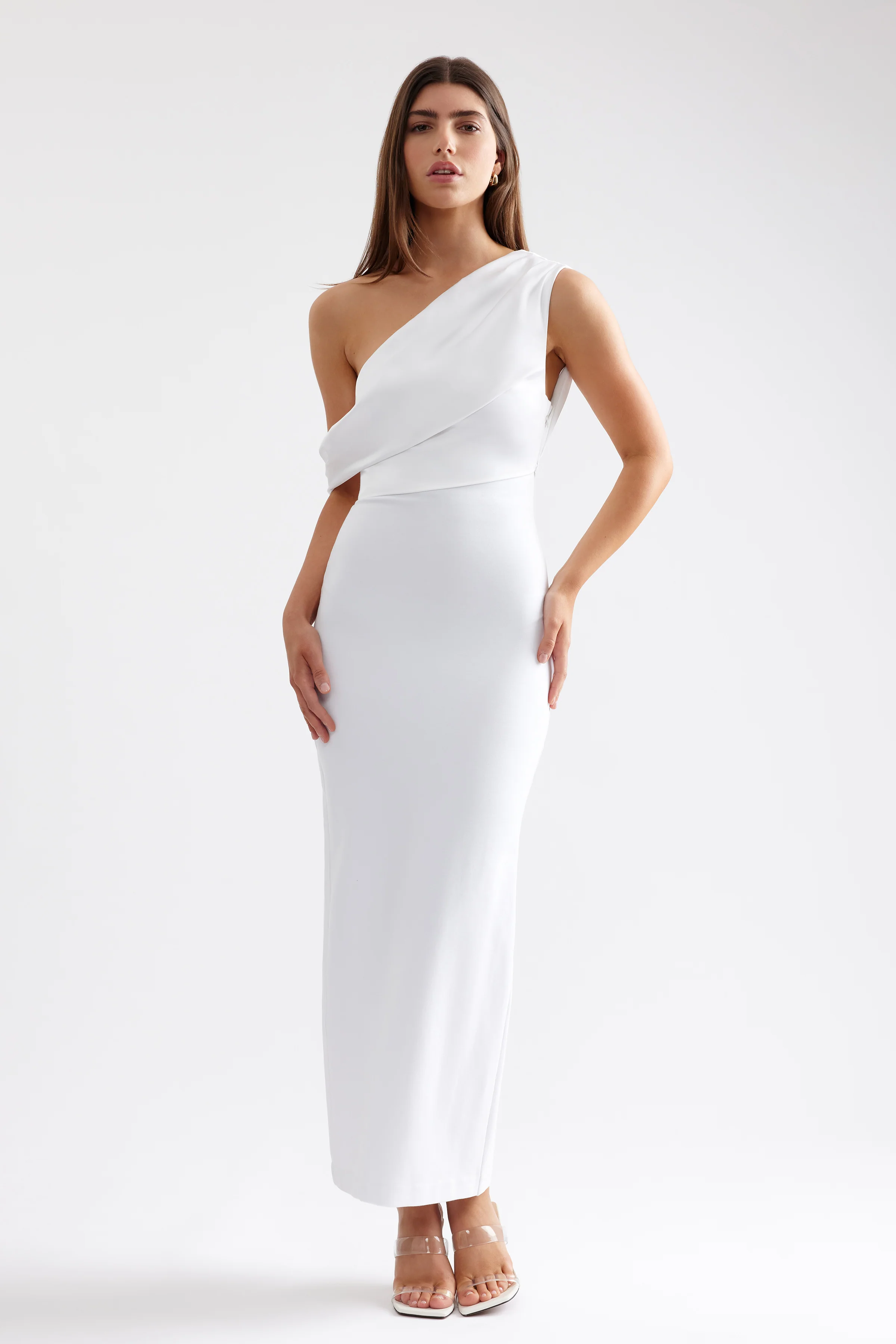 Rita Dress - White - Poueer