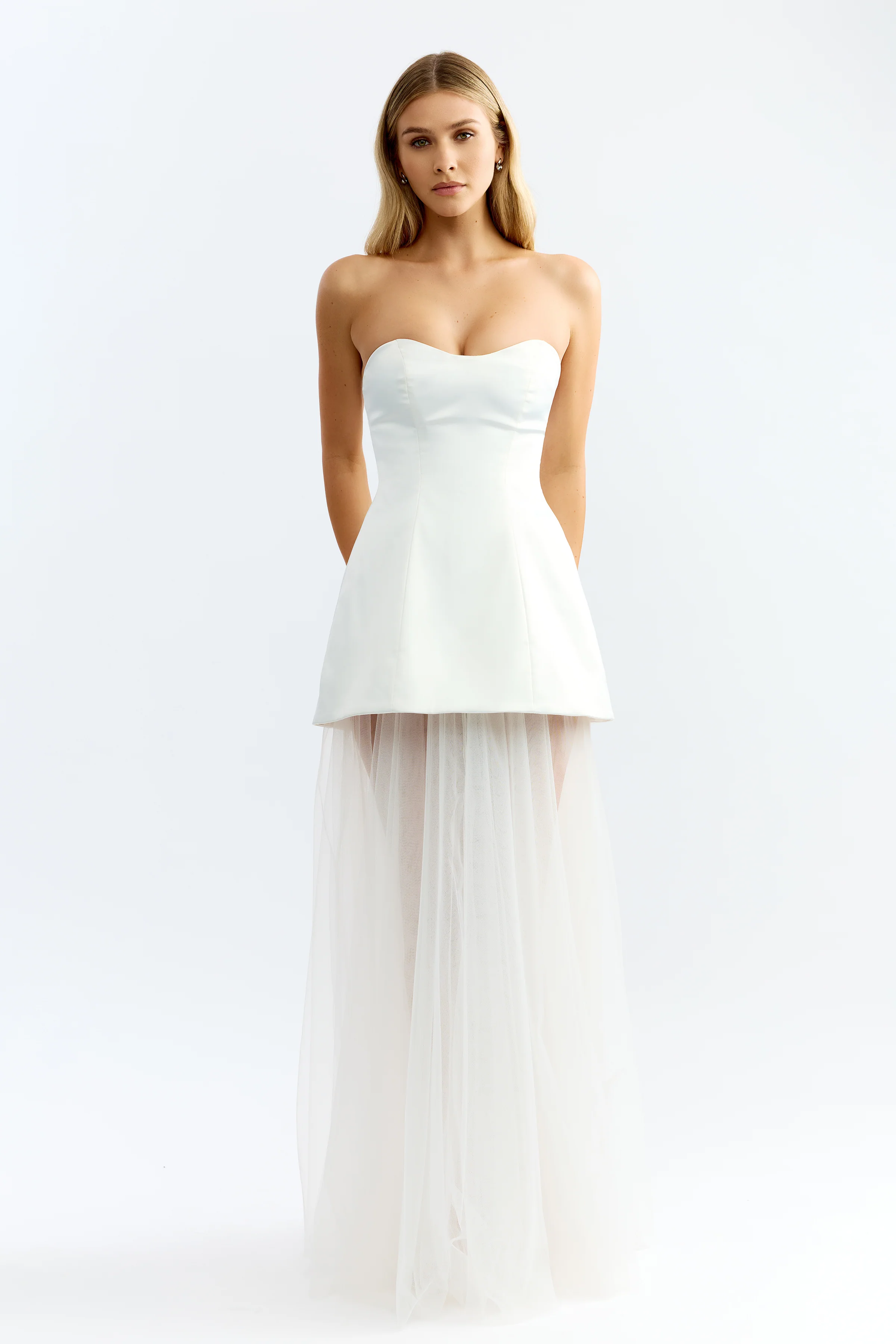 Brigitte Dress - Ivory - Poueer