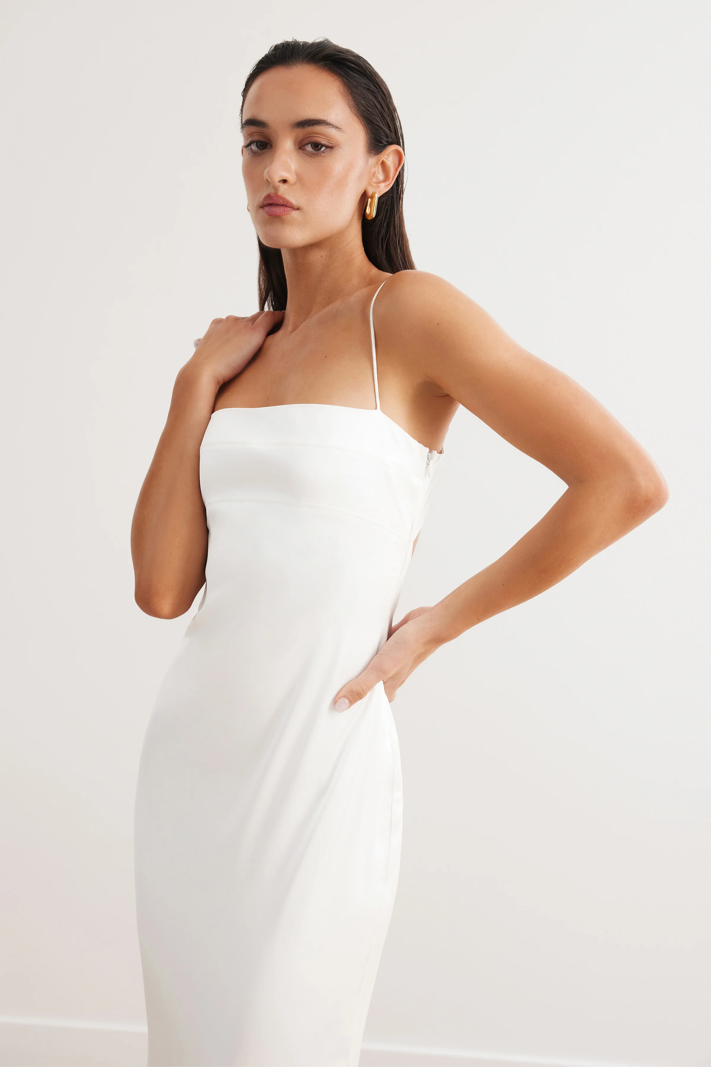 Avani Dress - White - Poueer