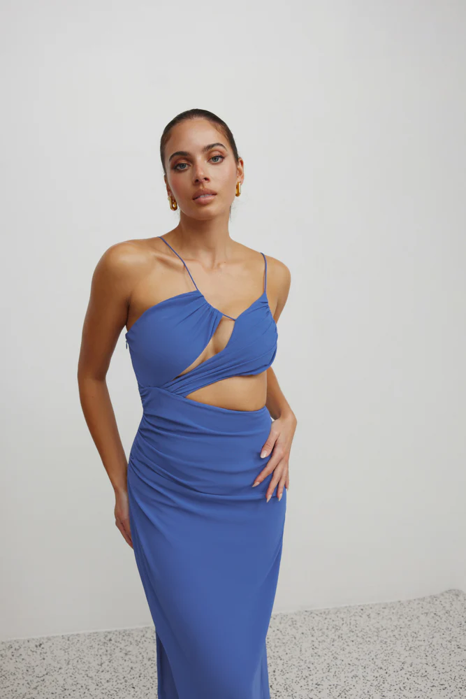 Asia Dress - Pacific Blue - Poueer