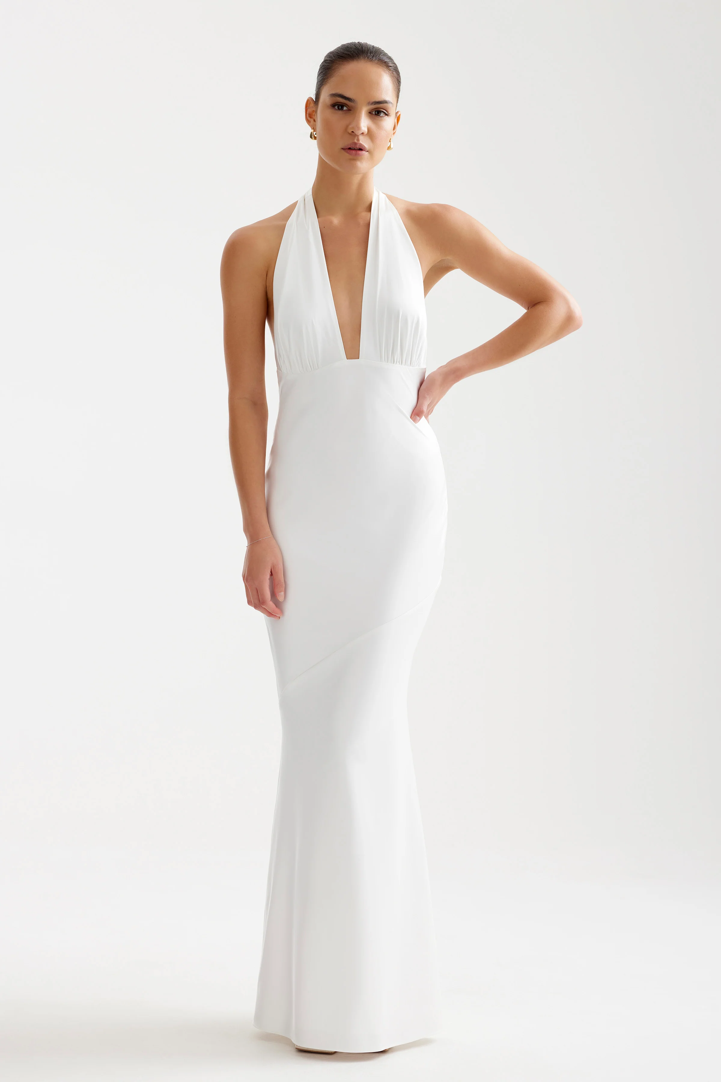 Novia Dress - White - Poueer