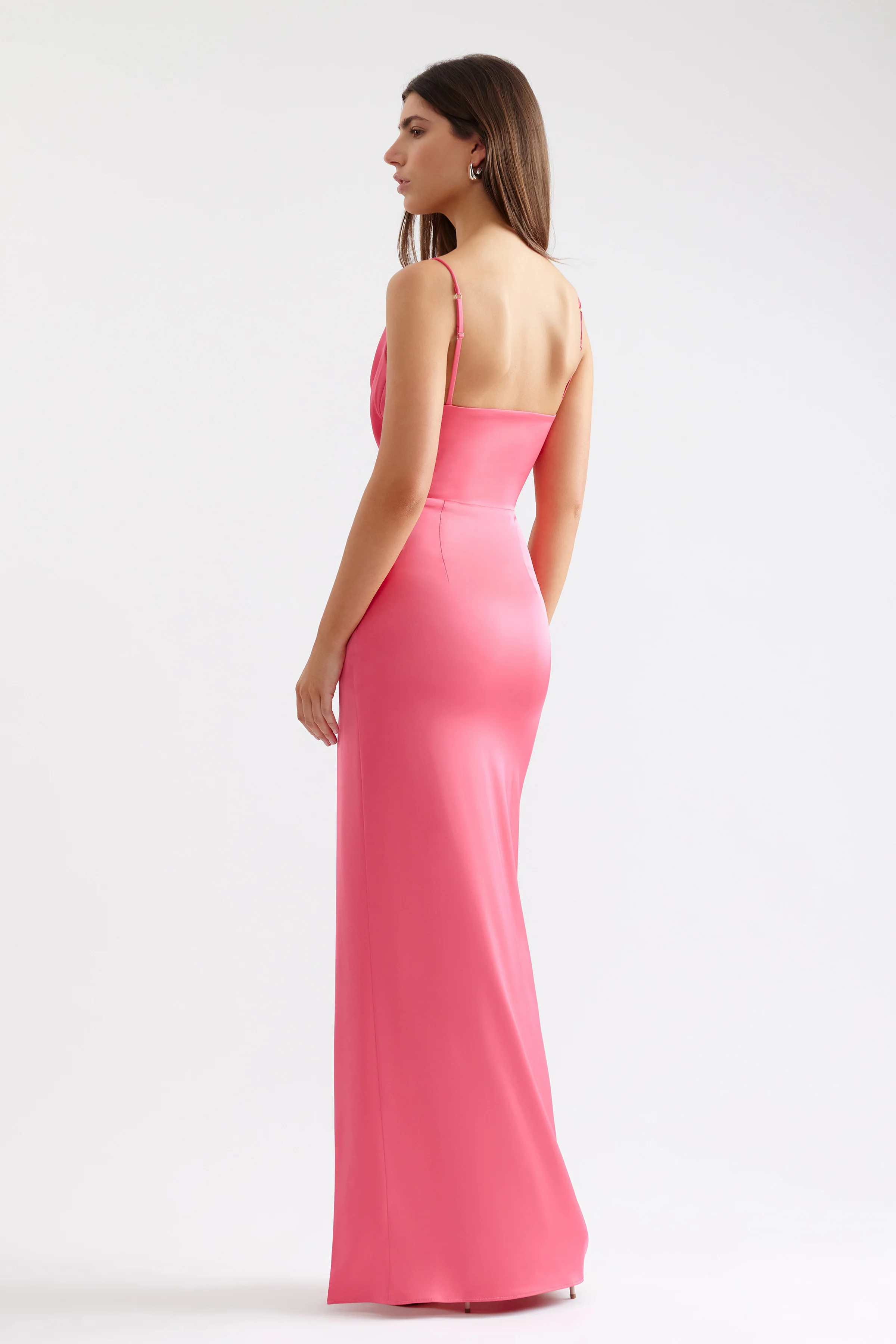 Marion Dress - Deep Pink - Poueer
