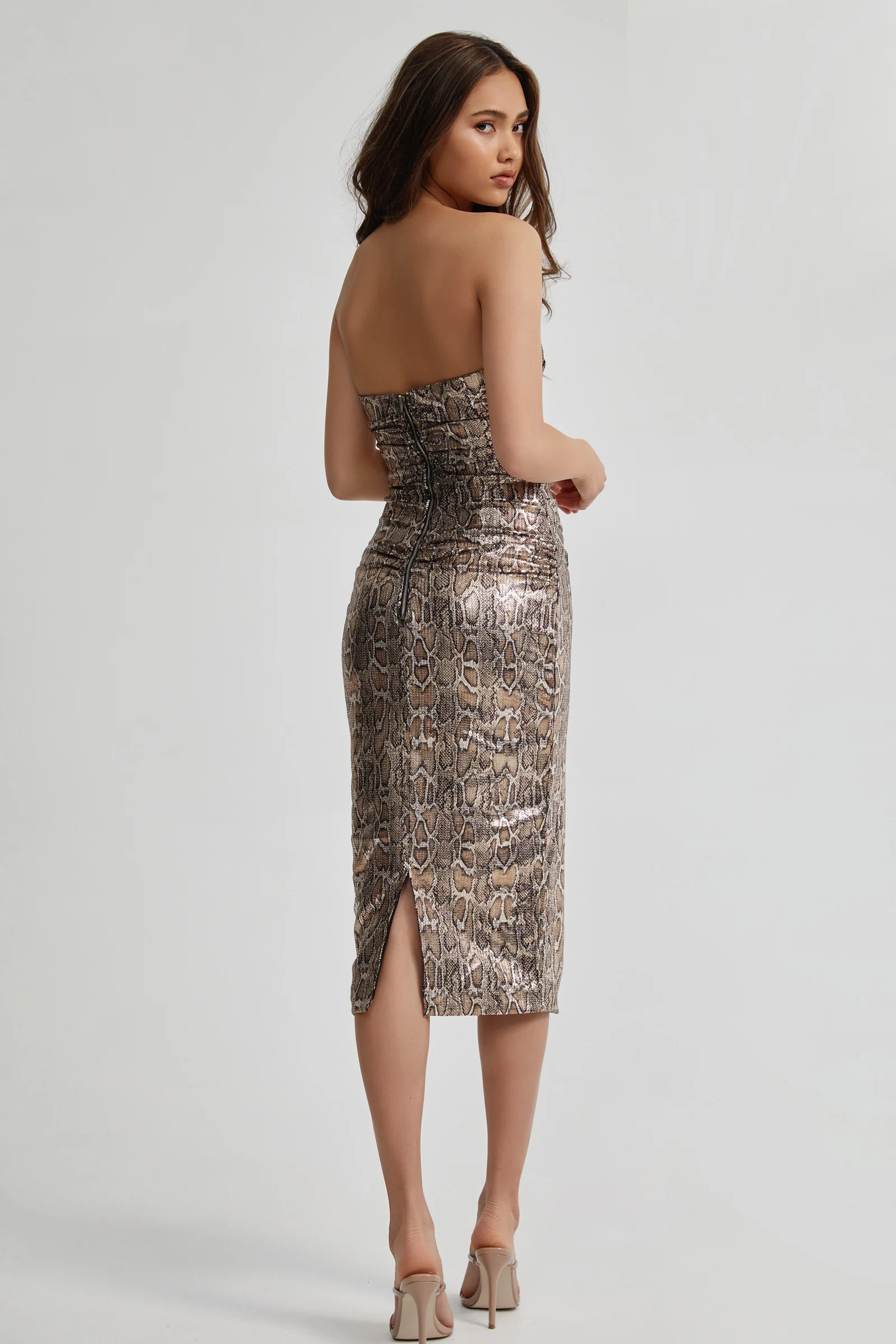 Juniper Dress - Metallic - Poueer