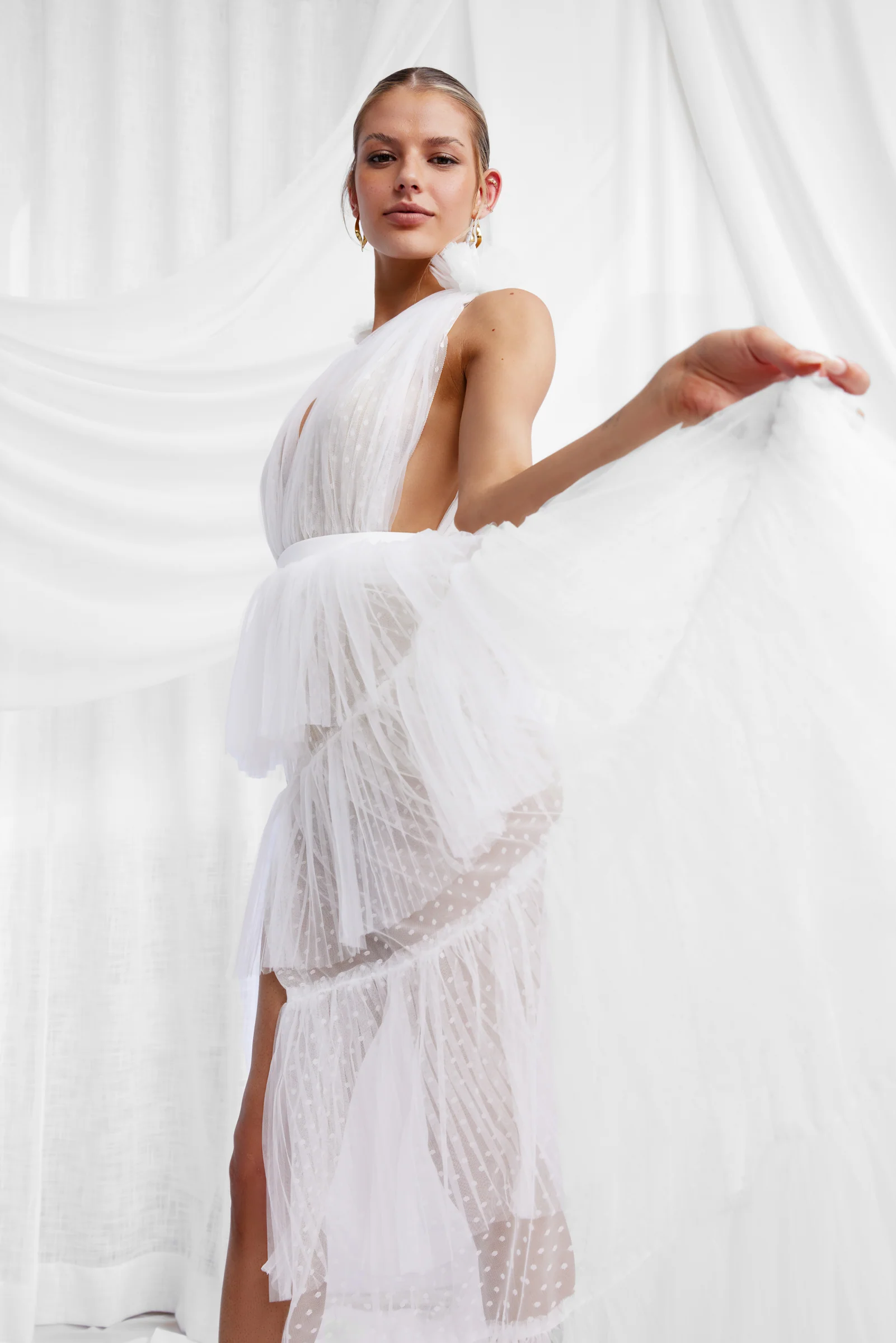 Zendaya Dress - White - Poueer