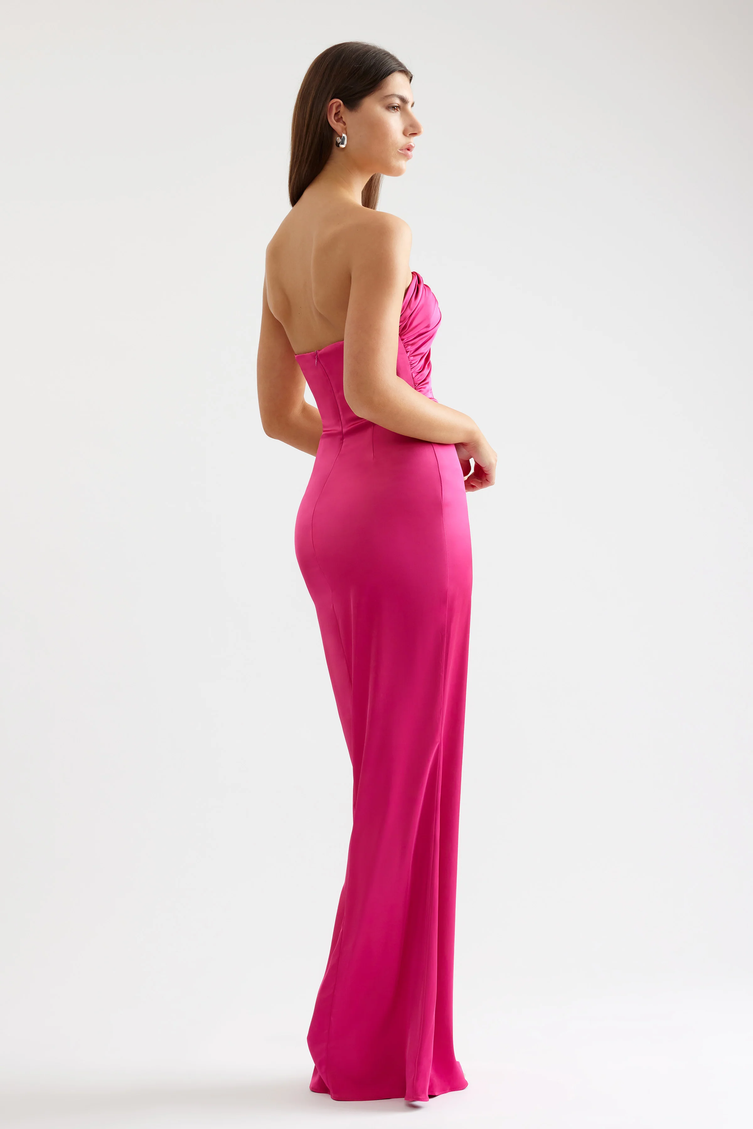 Magnolia Dress - Magenta - Poueer