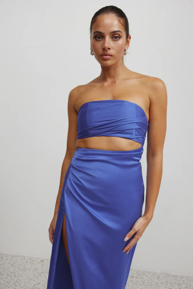 Apollo Dress - Pacific Blue - Poueer