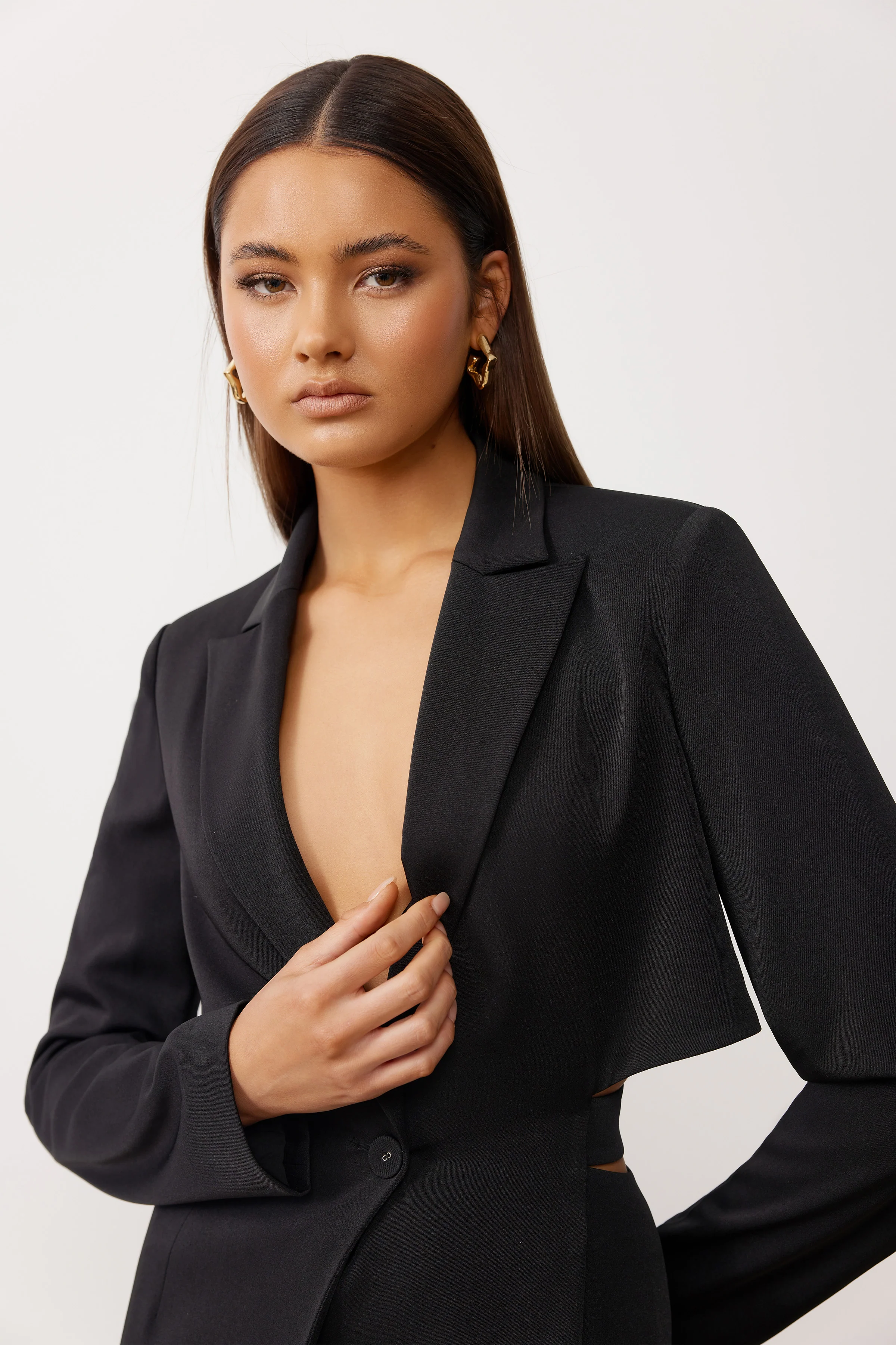 Hudson Jacket Dress - Black - Poueer