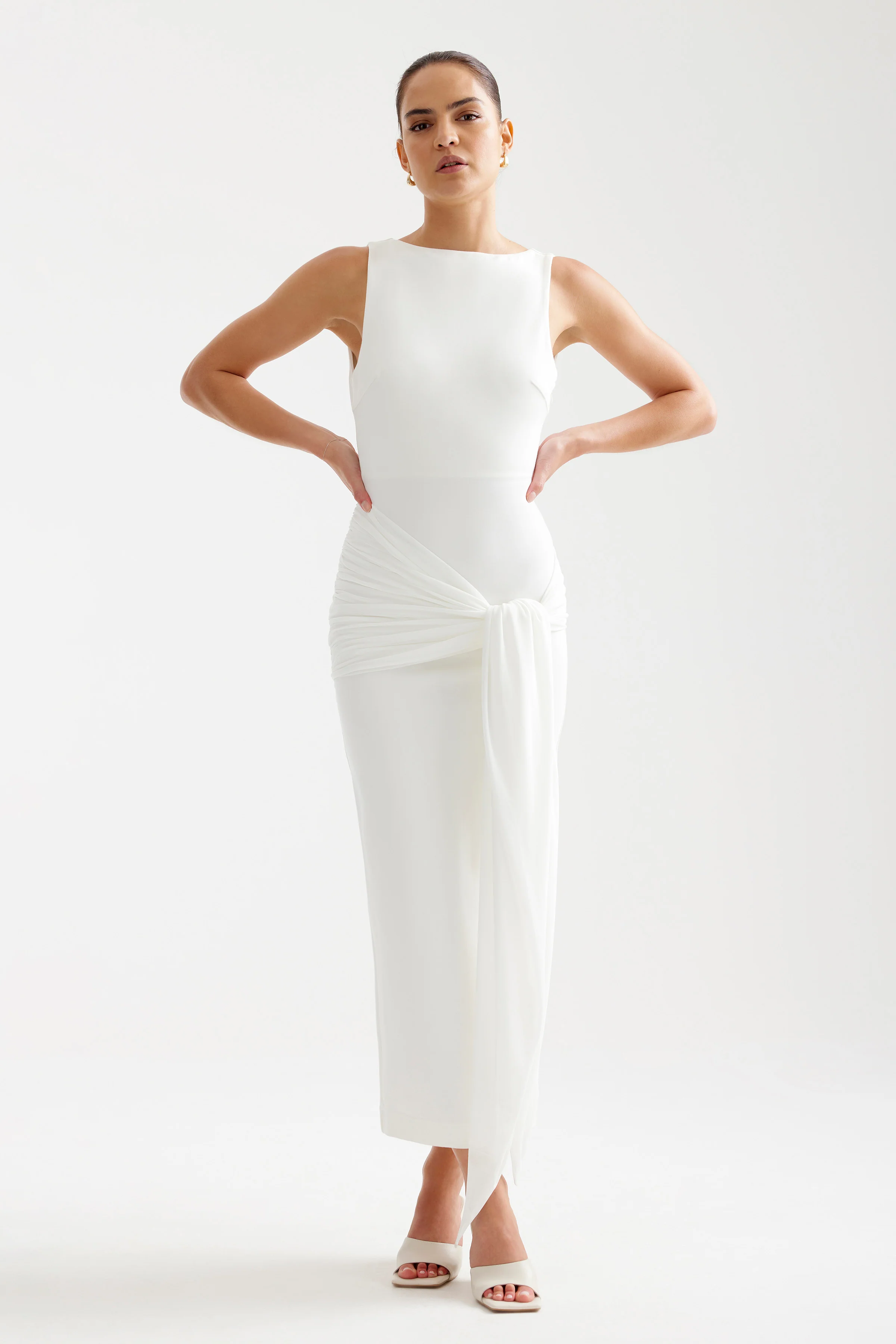 Elara Dress - Ivory - Poueer