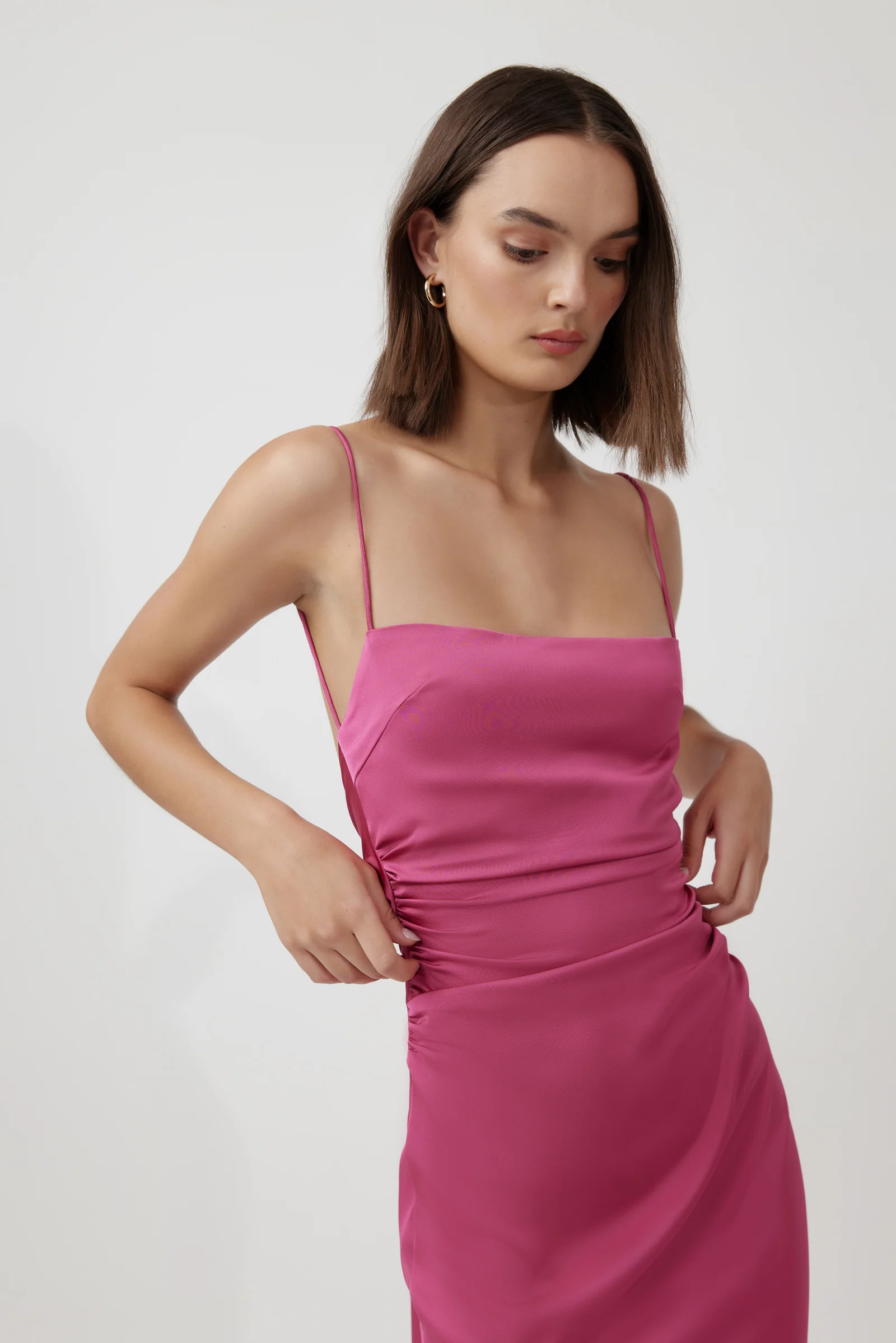 Venus Dress - Magenta - Poueer