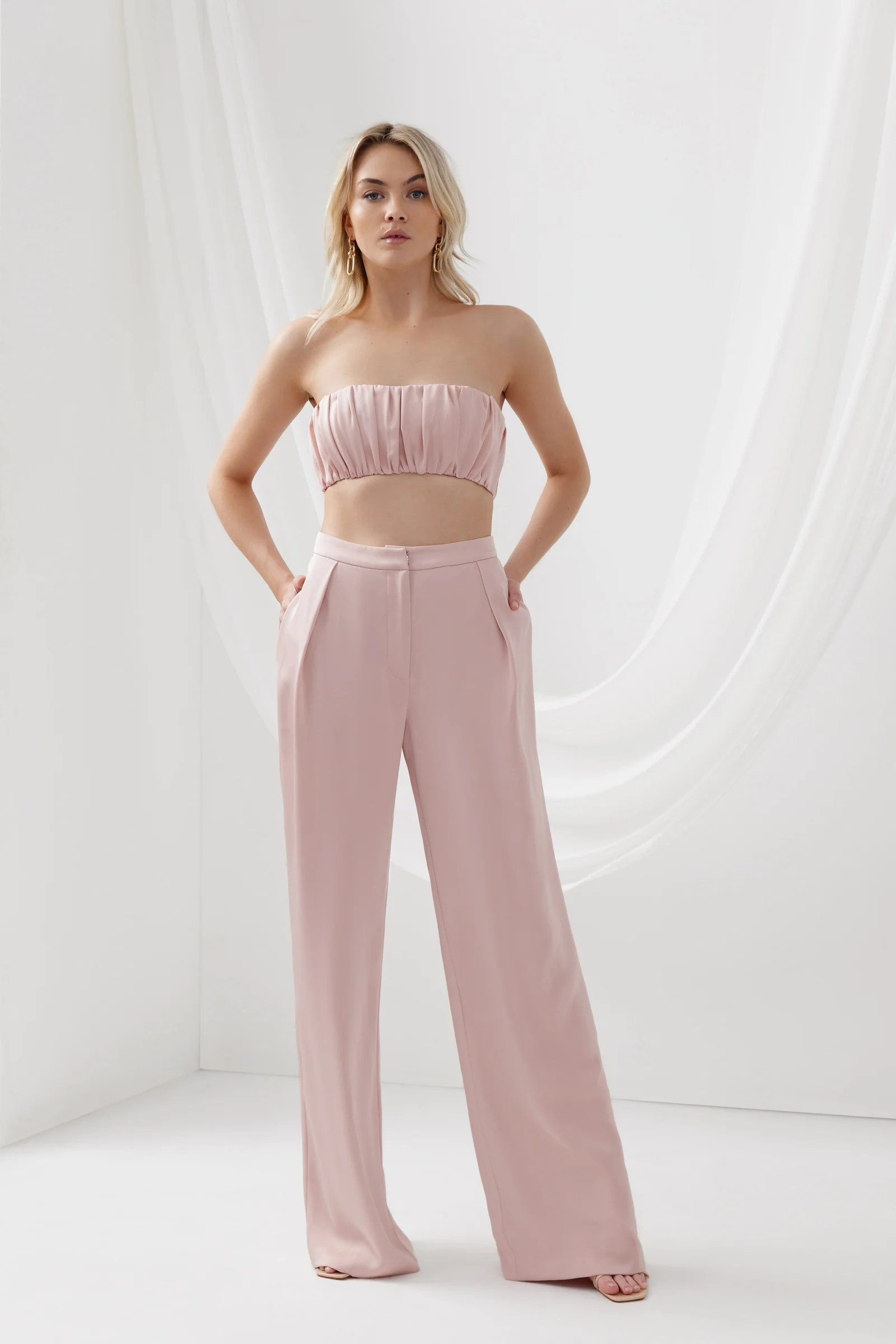 Lidia Top - Dusty Pink - Poueer
