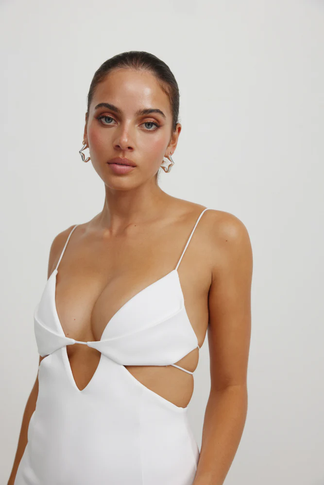 Neptune Dress - White - Poueer