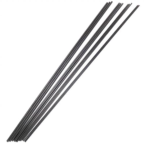 5pcs 1000mm Solid Carbon Fiber Rods Diameter 1mm 1.5mm 2mm 3mm 4mm 5mm 6mm 7mm 8mm 9mm 10mm RC Aircraft Kite Matte Carbon Rods Carbon Fiber Rods(3.0x1000mm) - Poueer