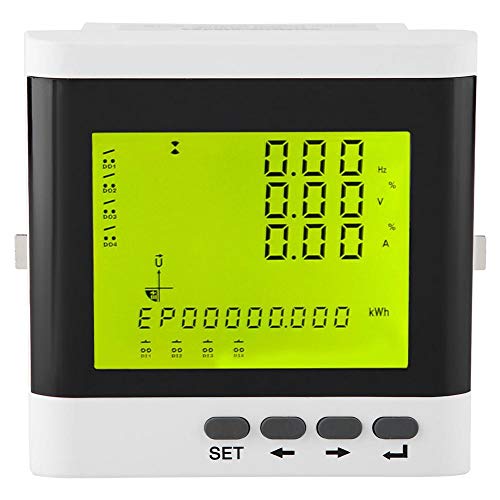 FTVOGUE Multi-Function Three-Phase Programmable Power Meter Electric Digital LED Ammeter Voltmeter,Electric Energy and Measuring Instruments - Poueer