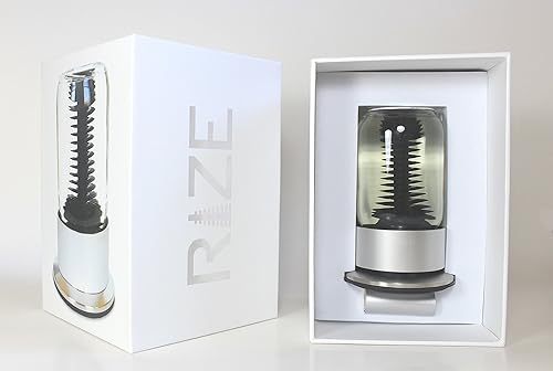 RIZE Spinning Ferrofluid Display with Black ferrofluid - Poueer