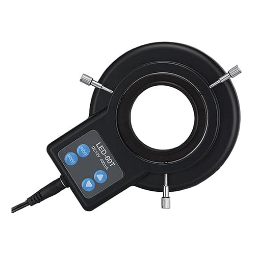 Aven 26200B-211 White 60 LED, LED Ring Light With Brightness and Sector Control, 6W, DC12V - Poueer