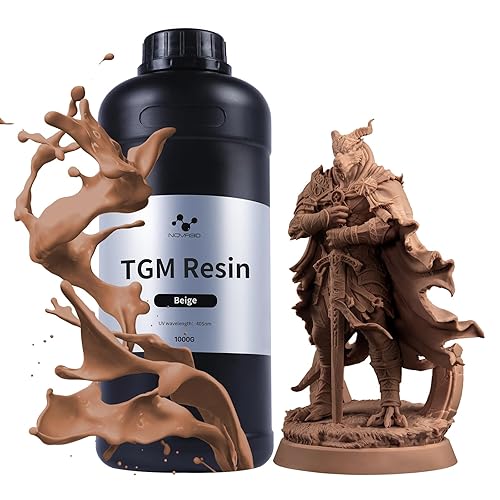 NOVA3D 16K TGM 3D Printer Resin,Tabletop Gaming,High Toughness,Impact Resistance Ultra Precision,405nm LCD Rapid Photopolymer Resin for Board Game Character Model LCD 3D Printing Navy Grey Resin 1kg - Poueer